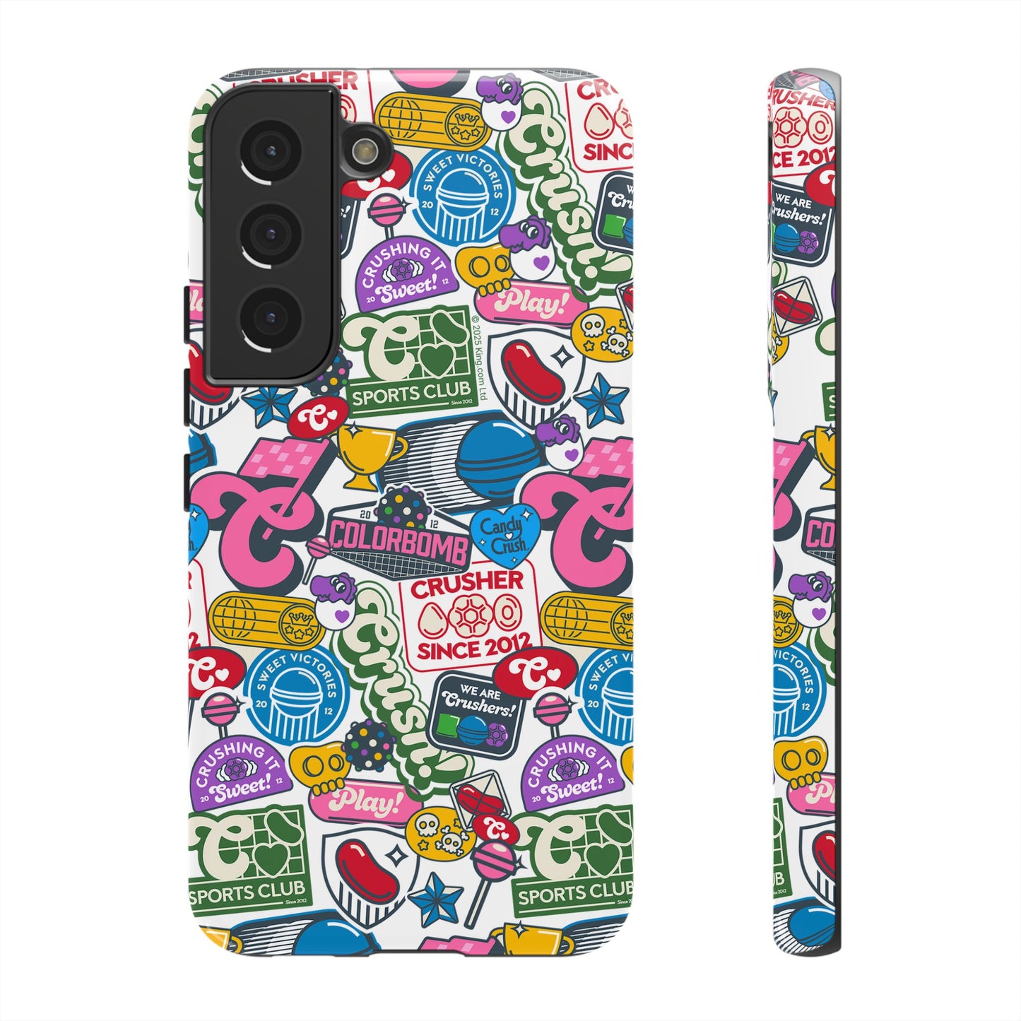Candy Crush Sports Club Patches Tough Phone Case