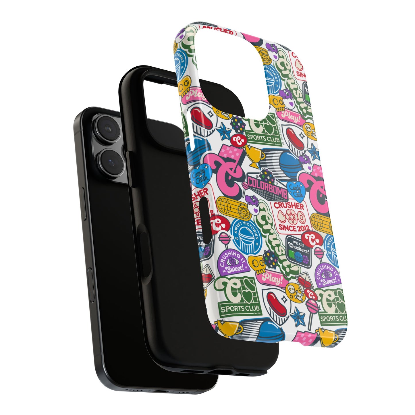 Candy Crush Sports Club Patches Tough Phone Case