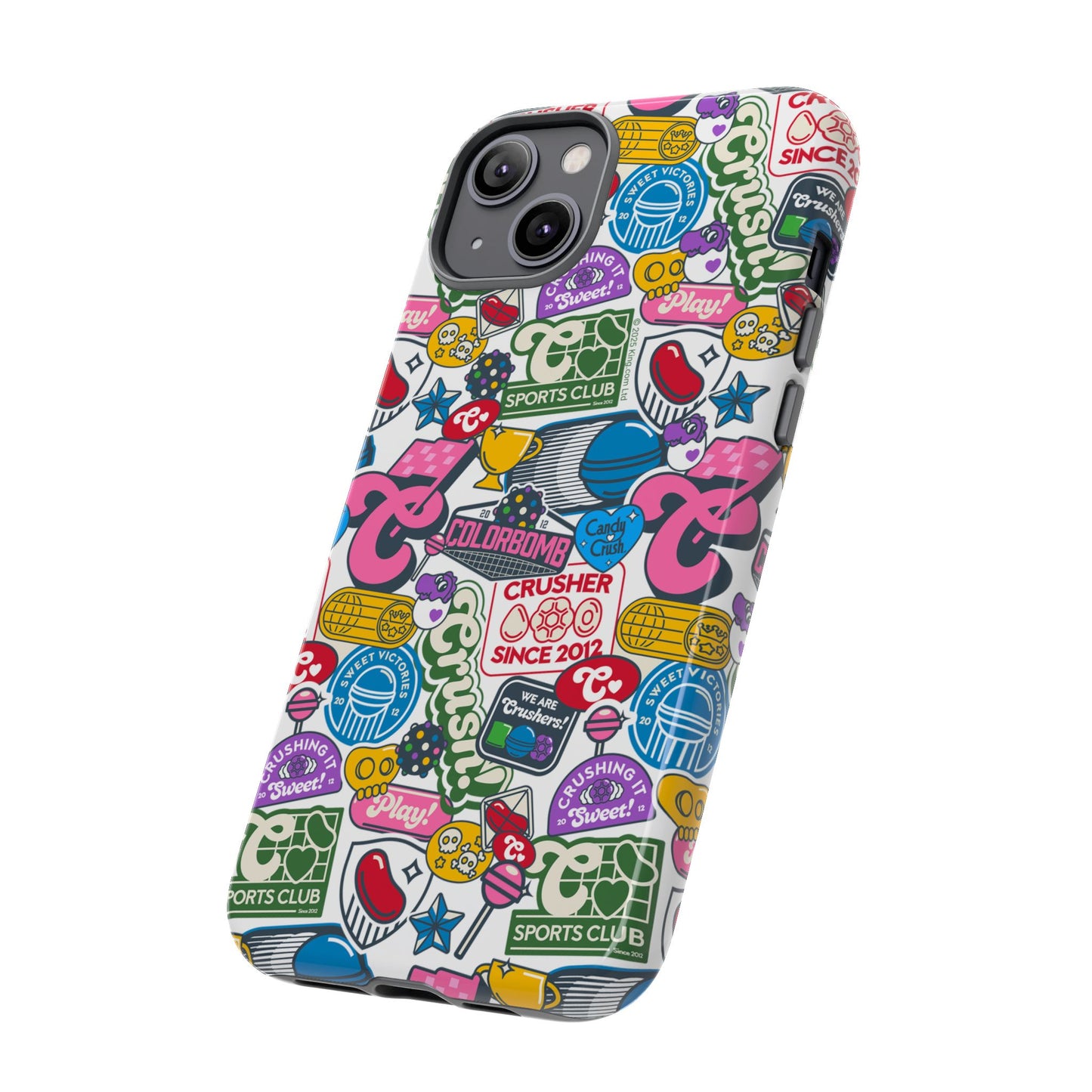Candy Crush Sports Club Patches Tough Phone Case