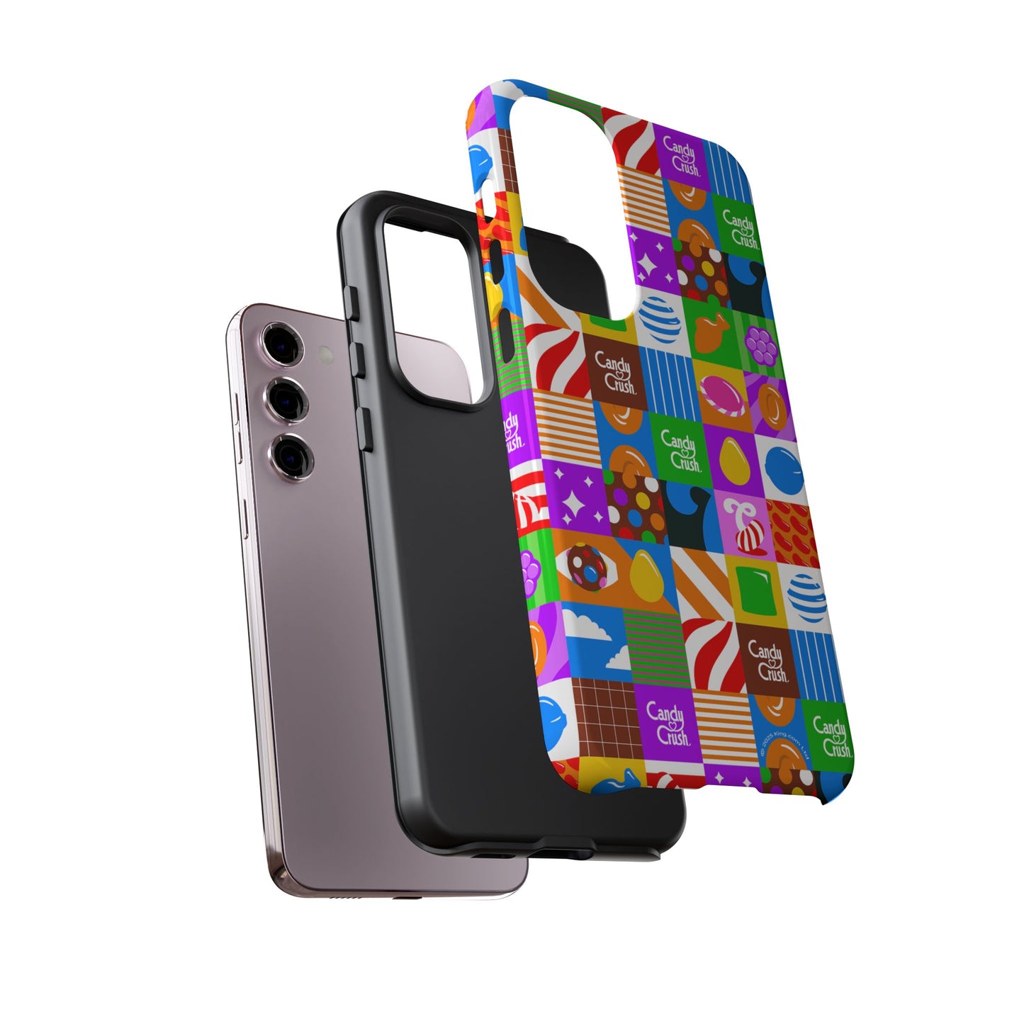 Candy Crush Pop Grid Tough Phone Case