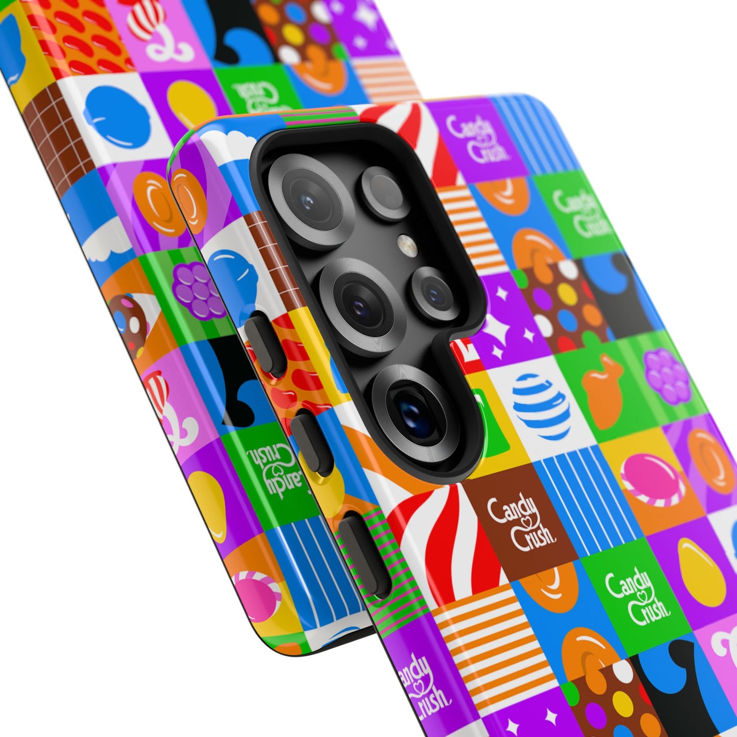 Candy Crush Pop Grid Tough Phone Case