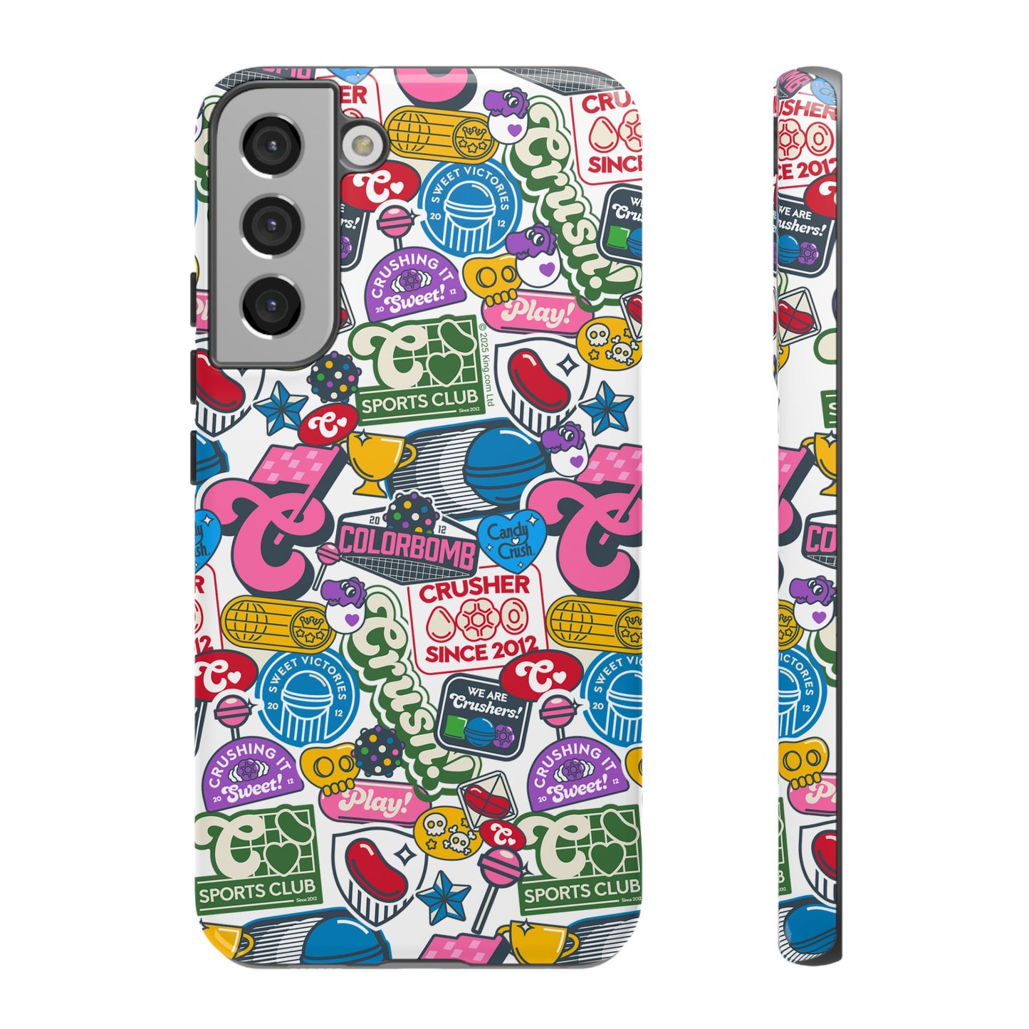 Candy Crush Sports Club Patches Tough Phone Case