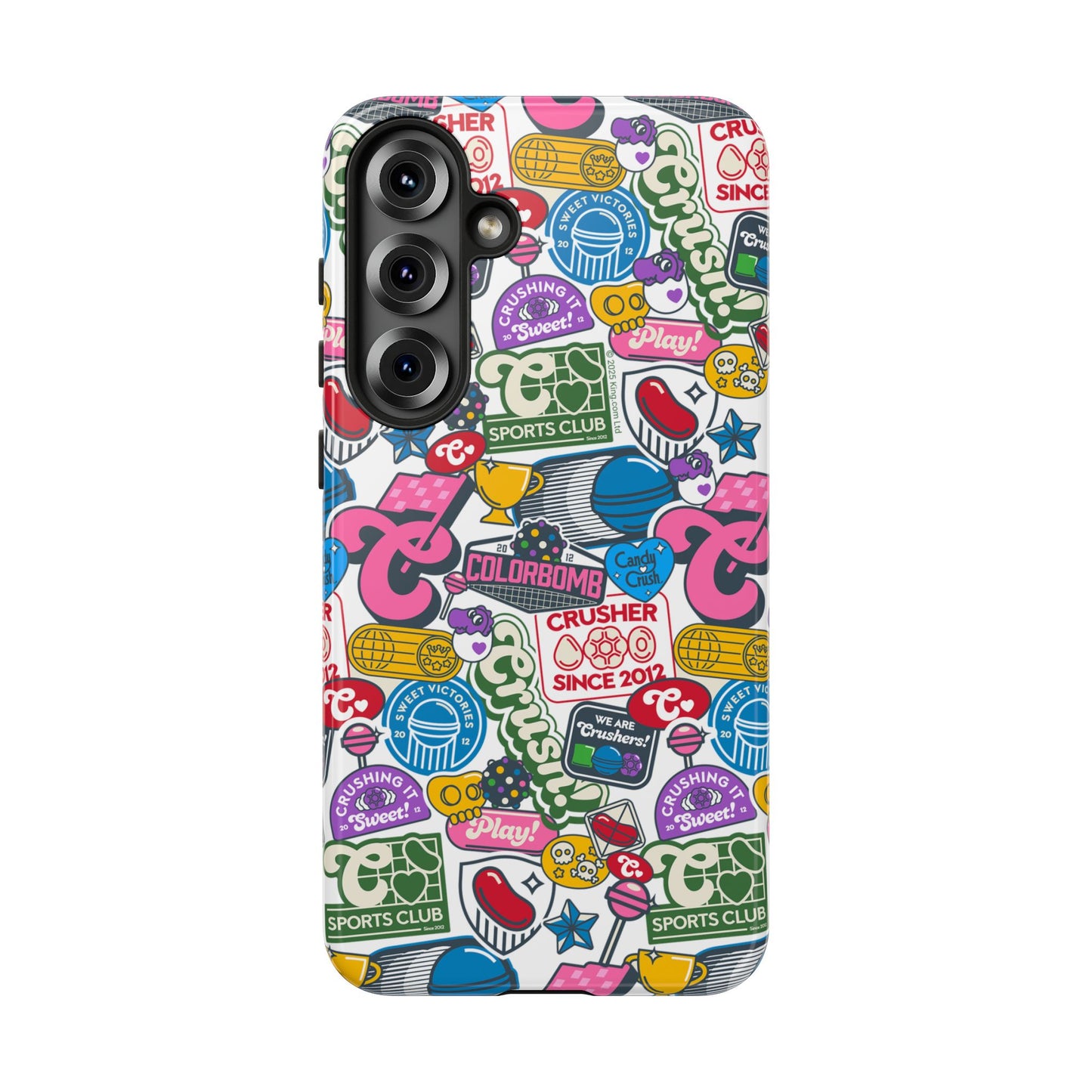 Candy Crush Sports Club Patches Tough Phone Case