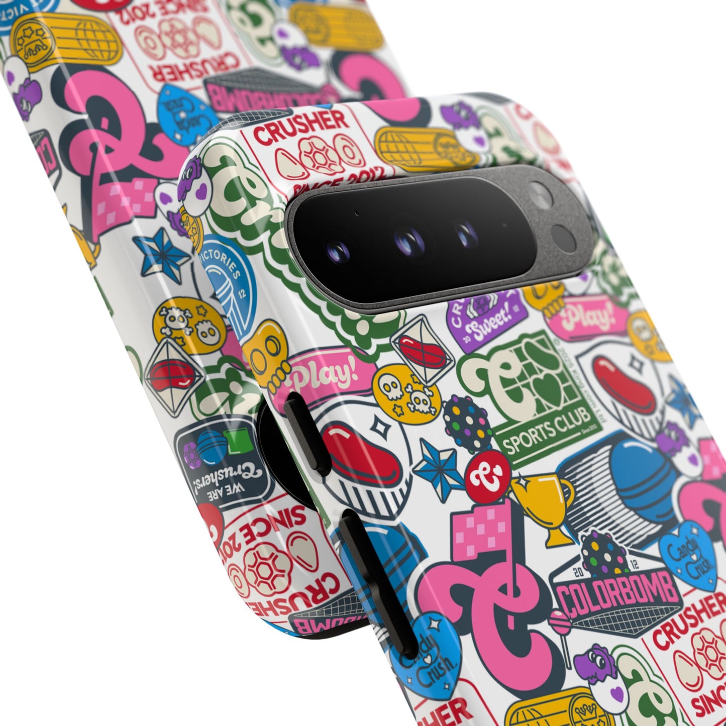 Candy Crush Sports Club Patches Tough Phone Case