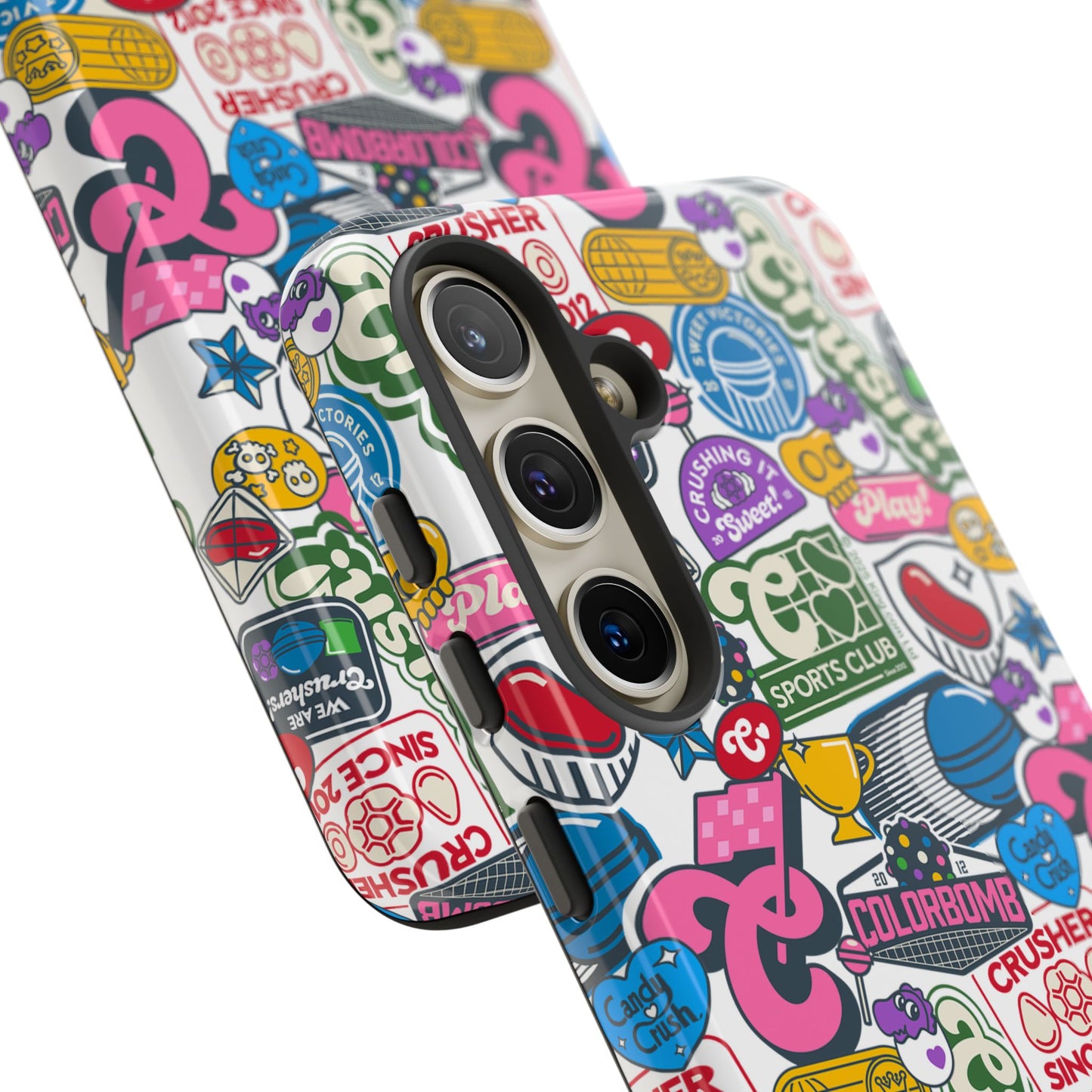 Candy Crush Sports Club Patches Tough Phone Case