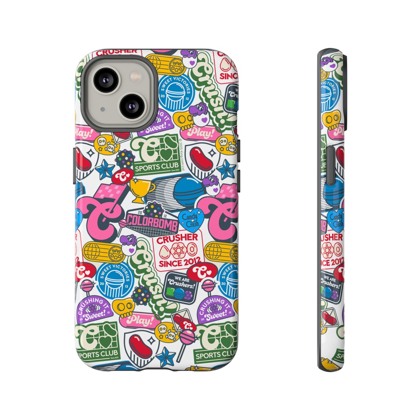 Candy Crush Sports Club Patches Tough Phone Case