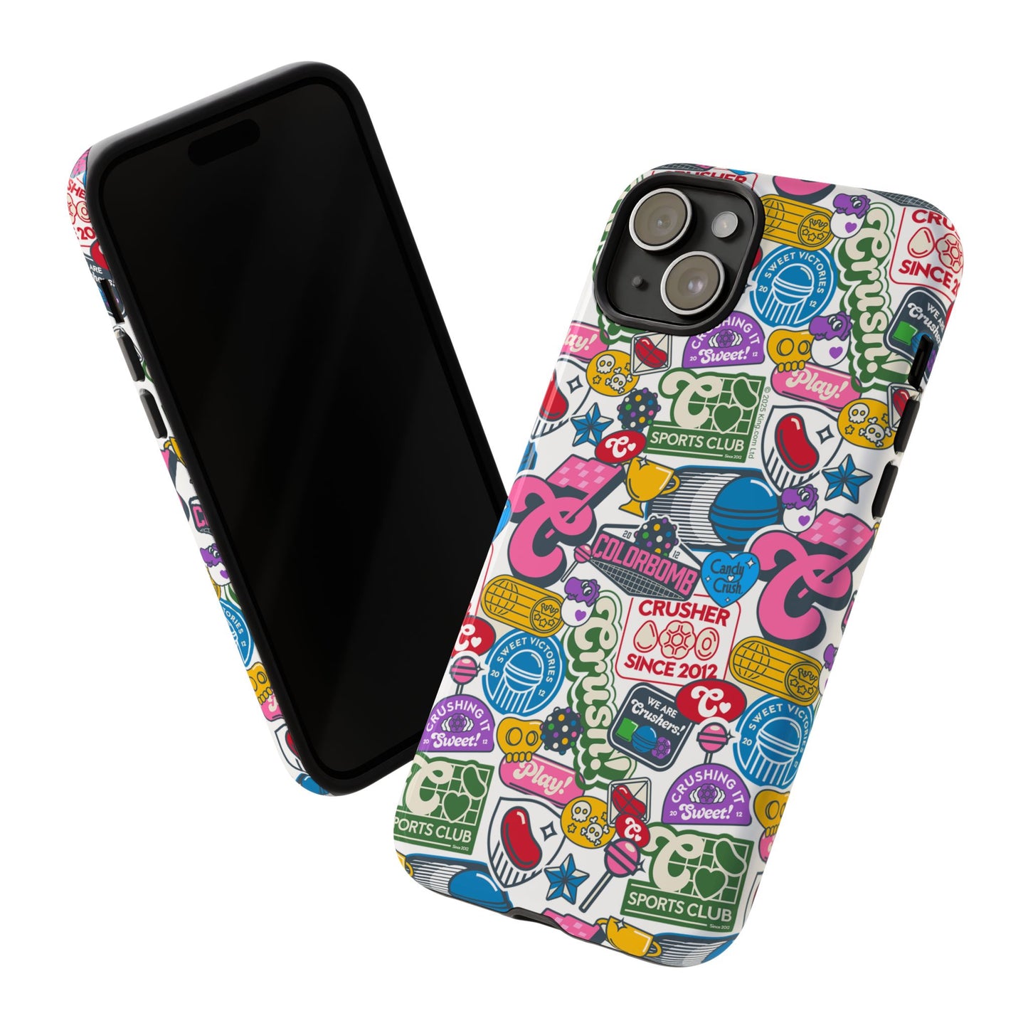 Candy Crush Sports Club Patches Tough Phone Case