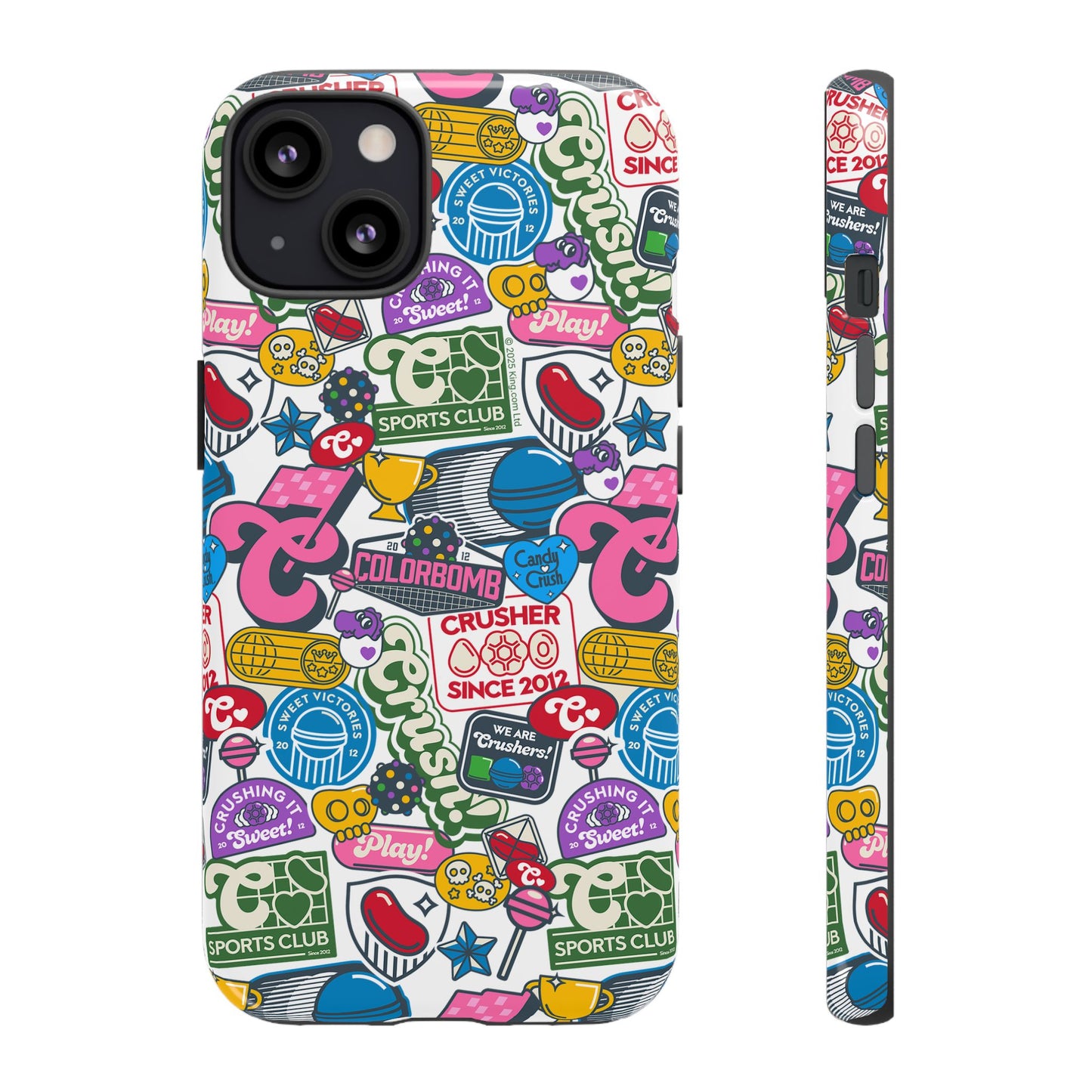 Candy Crush Sports Club Patches Tough Phone Case