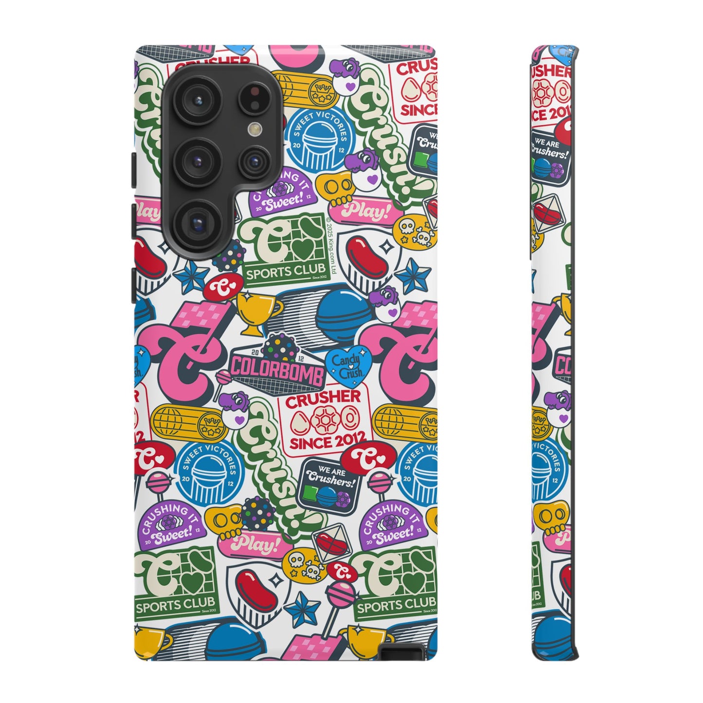 Candy Crush Sports Club Patches Tough Phone Case