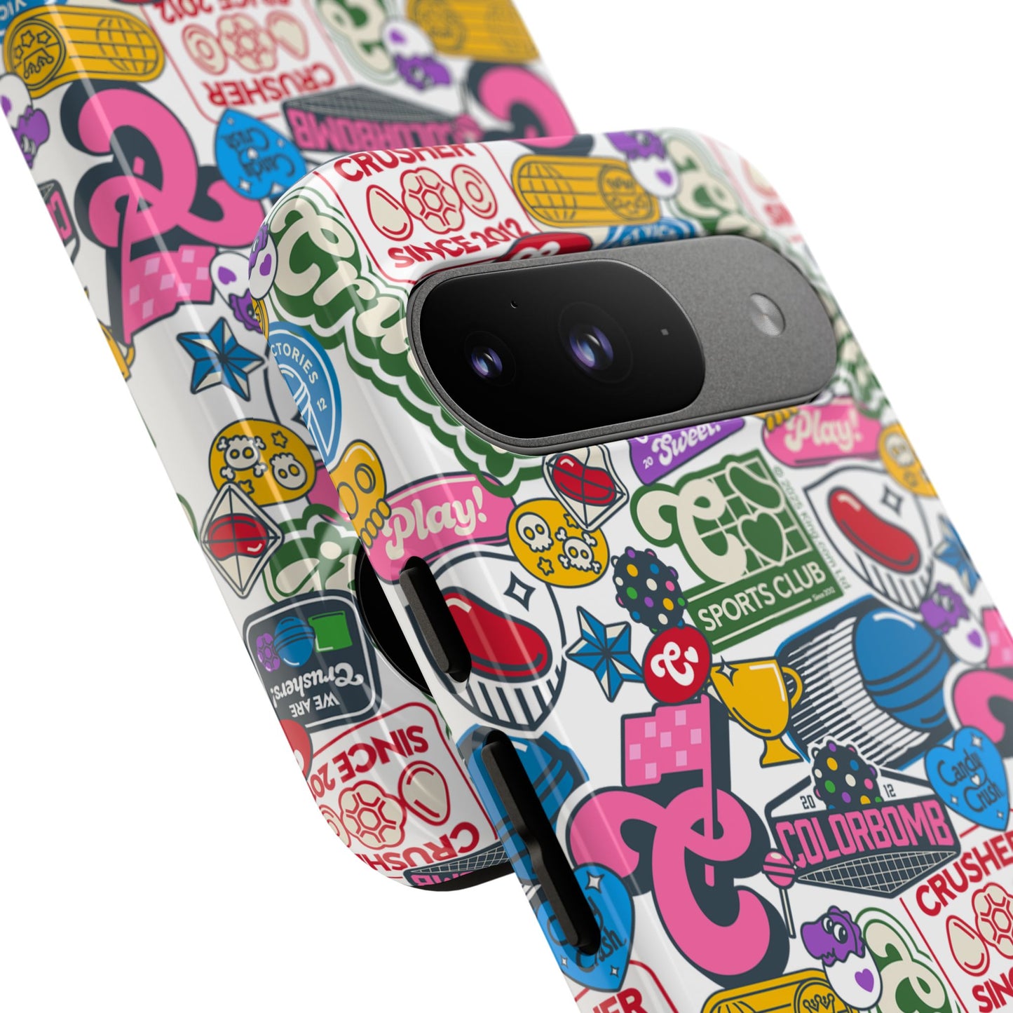 Candy Crush Sports Club Patches Tough Phone Case