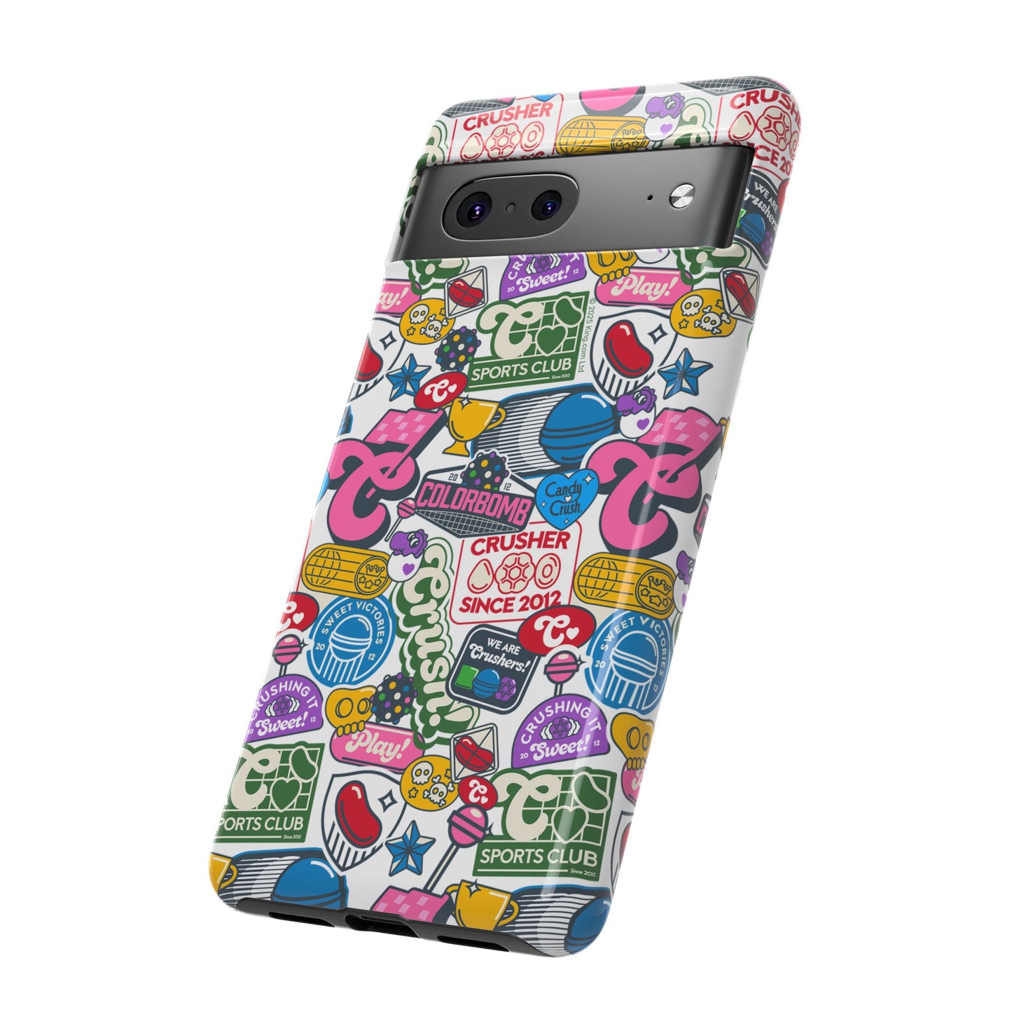 Candy Crush Sports Club Patches Tough Phone Case