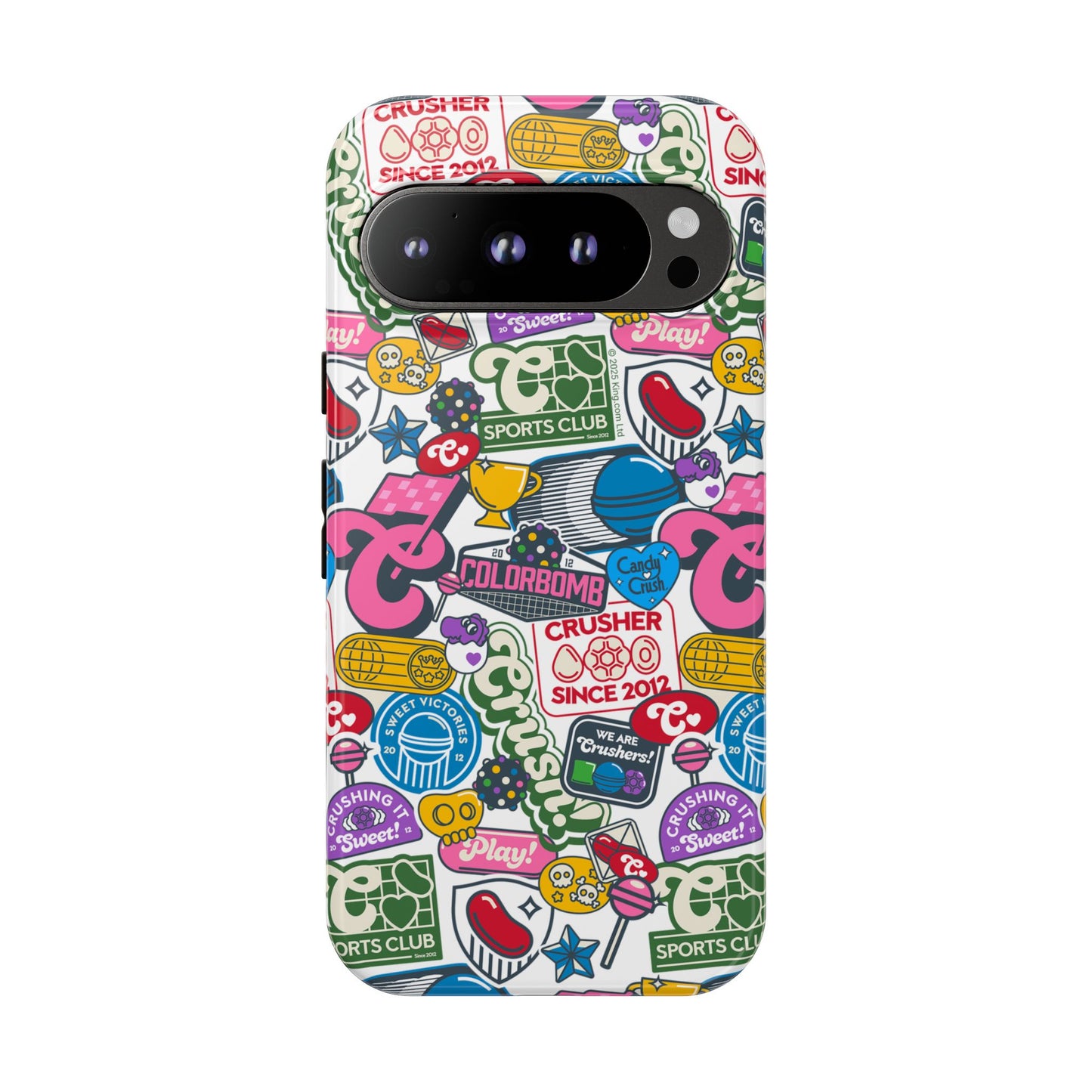 Candy Crush Sports Club Patches Tough Phone Case