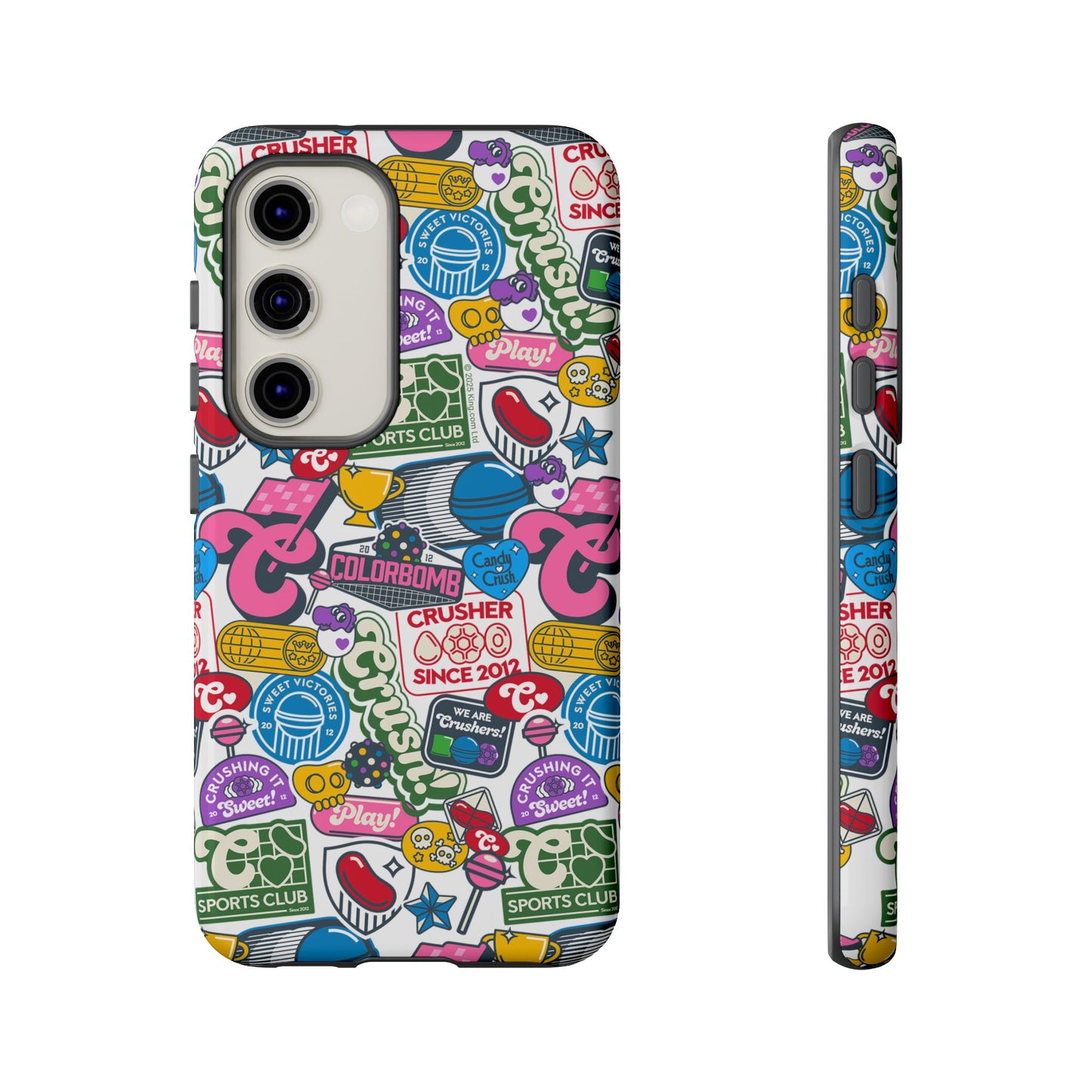 Candy Crush Sports Club Patches Tough Phone Case