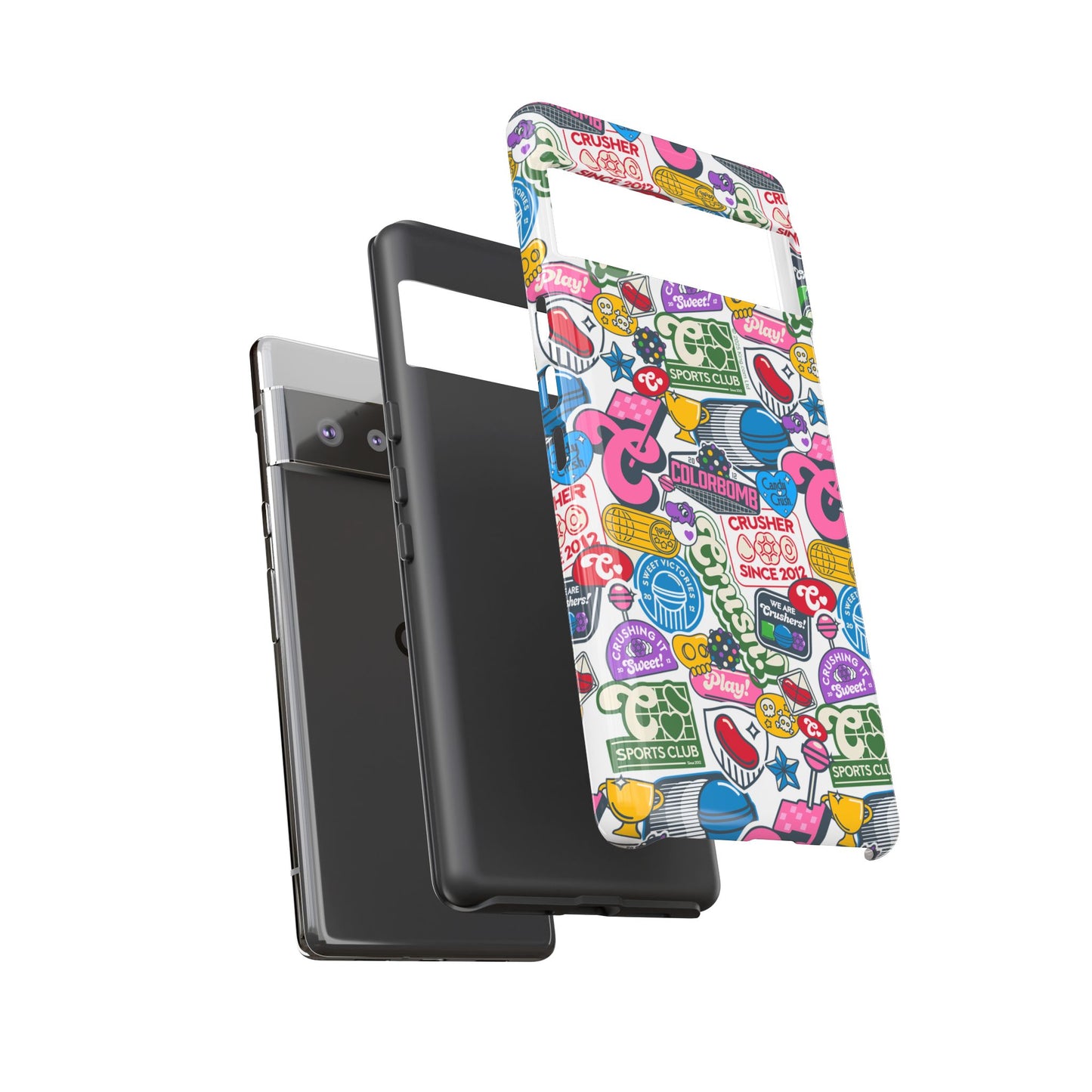 Candy Crush Sports Club Patches Tough Phone Case