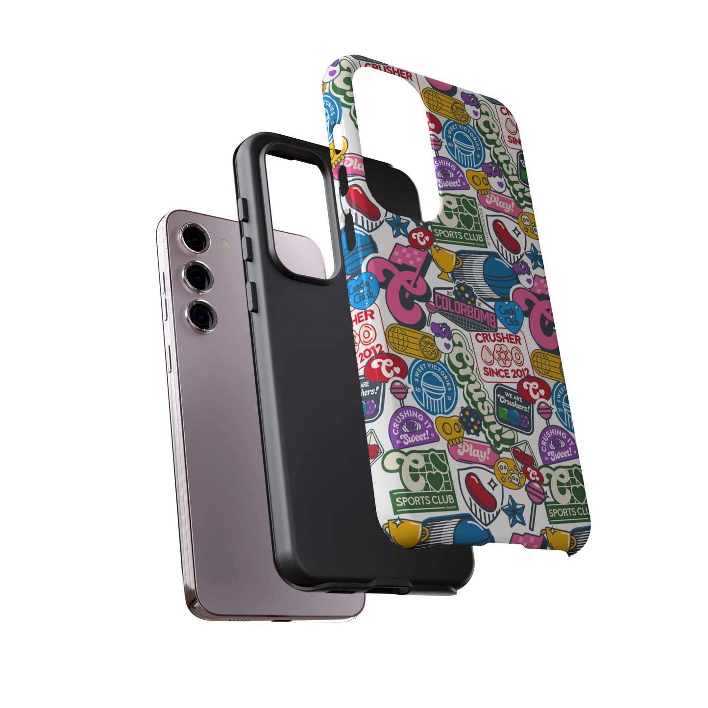 Candy Crush Sports Club Patches Tough Phone Case