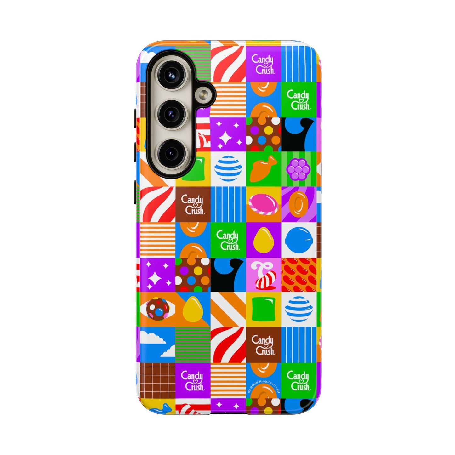 Candy Crush Pop Grid Tough Phone Case