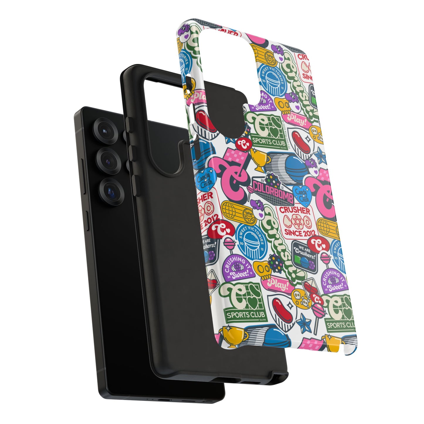 Candy Crush Sports Club Patches Tough Phone Case