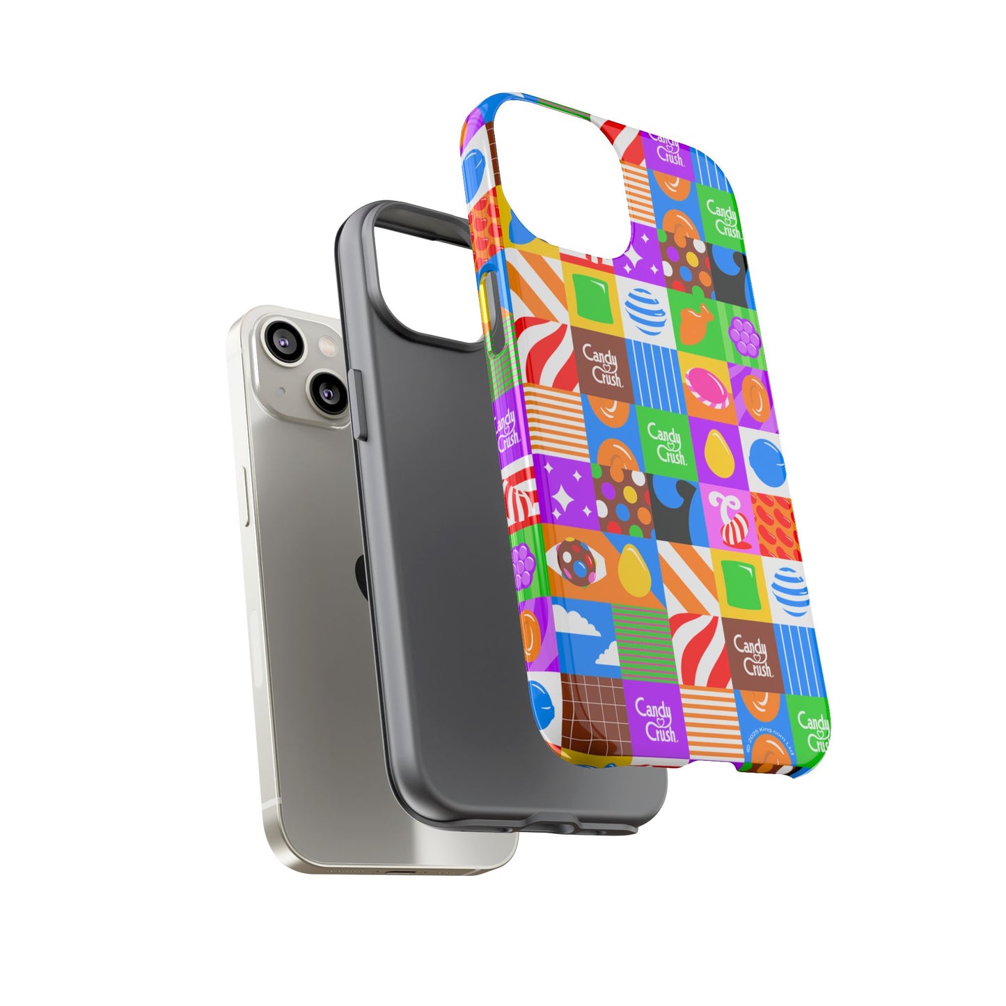 Candy Crush Pop Grid Tough Phone Case
