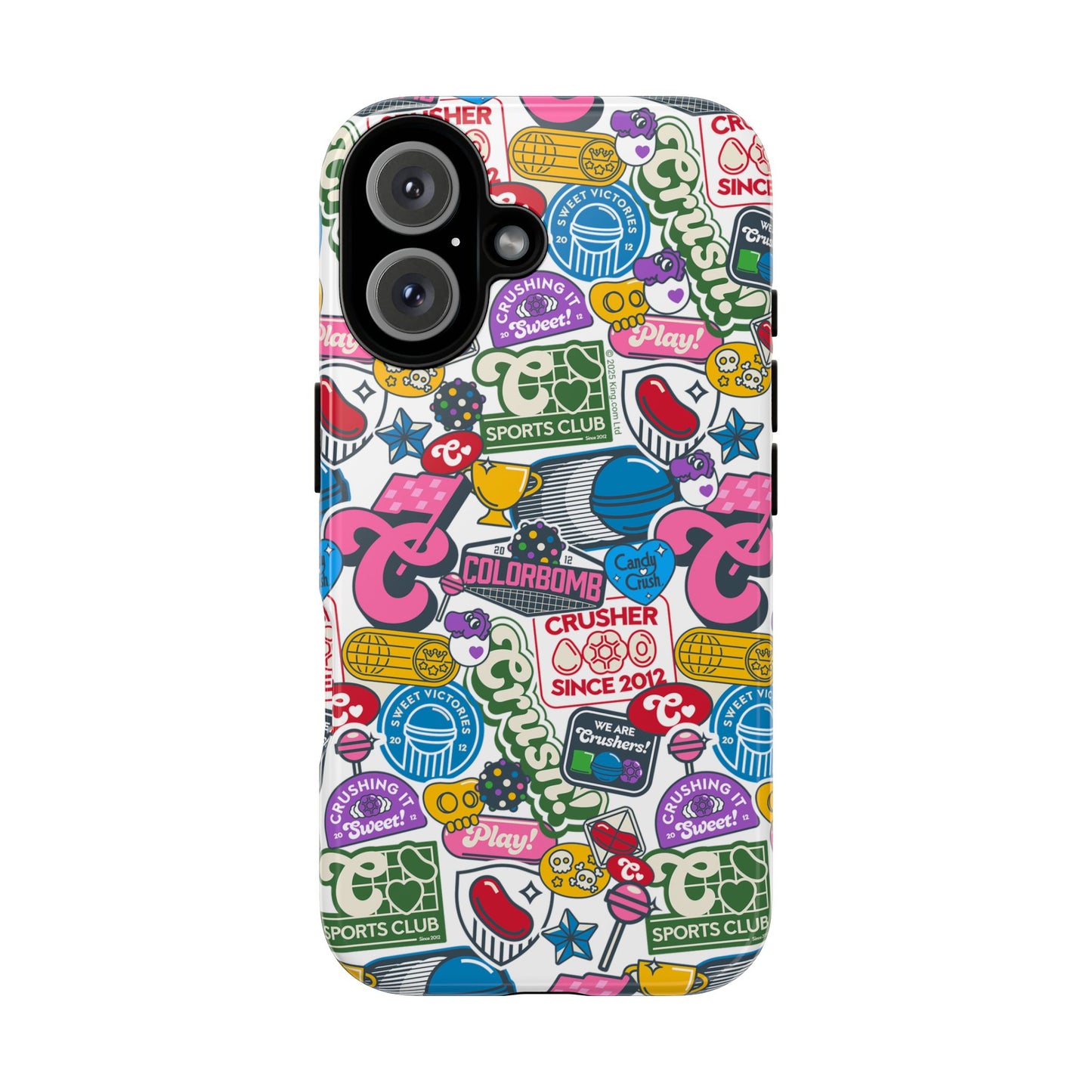 Candy Crush Sports Club Patches Tough Phone Case