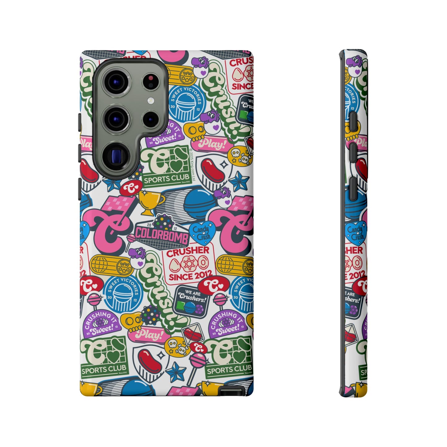 Candy Crush Sports Club Patches Tough Phone Case