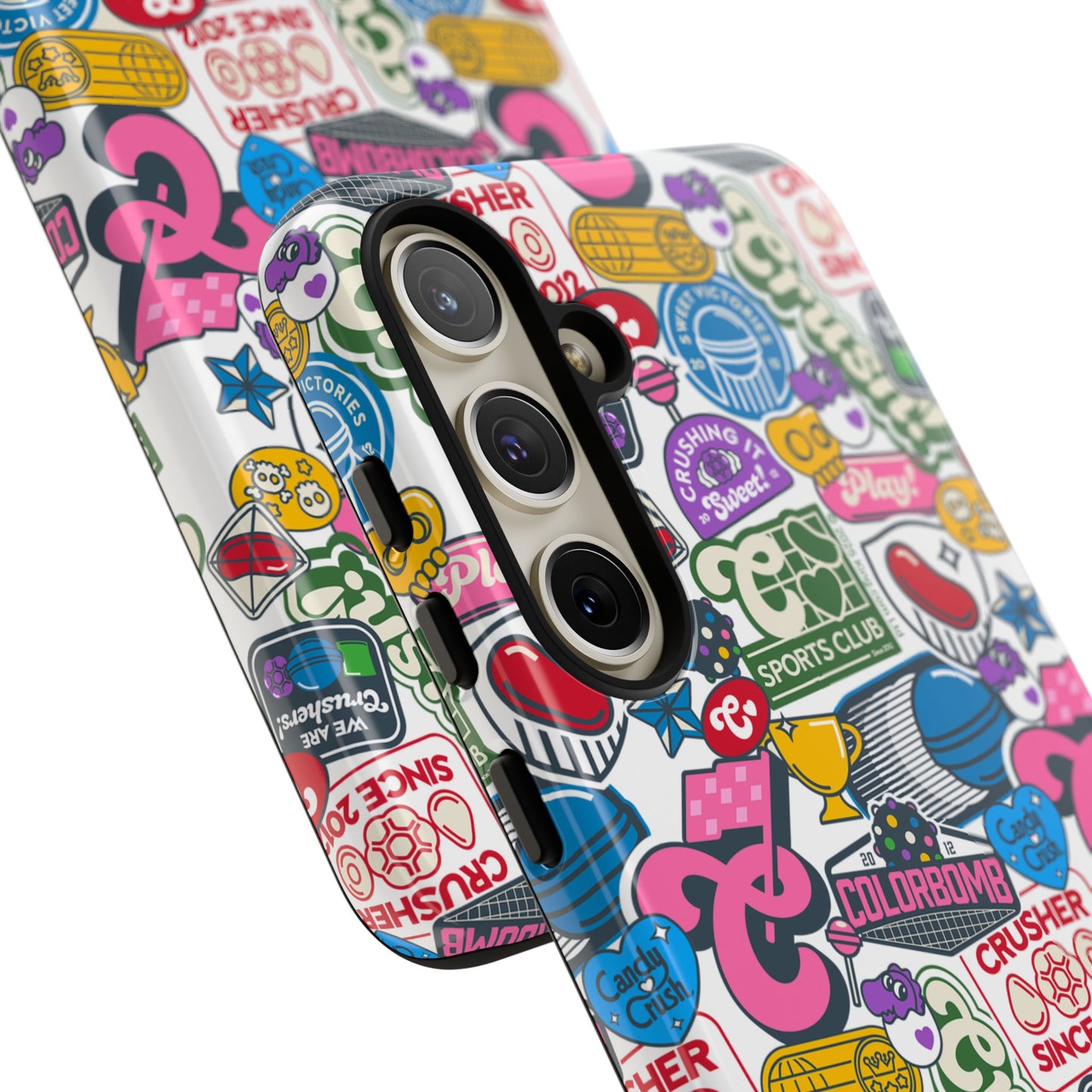 Candy Crush Sports Club Patches Tough Phone Case