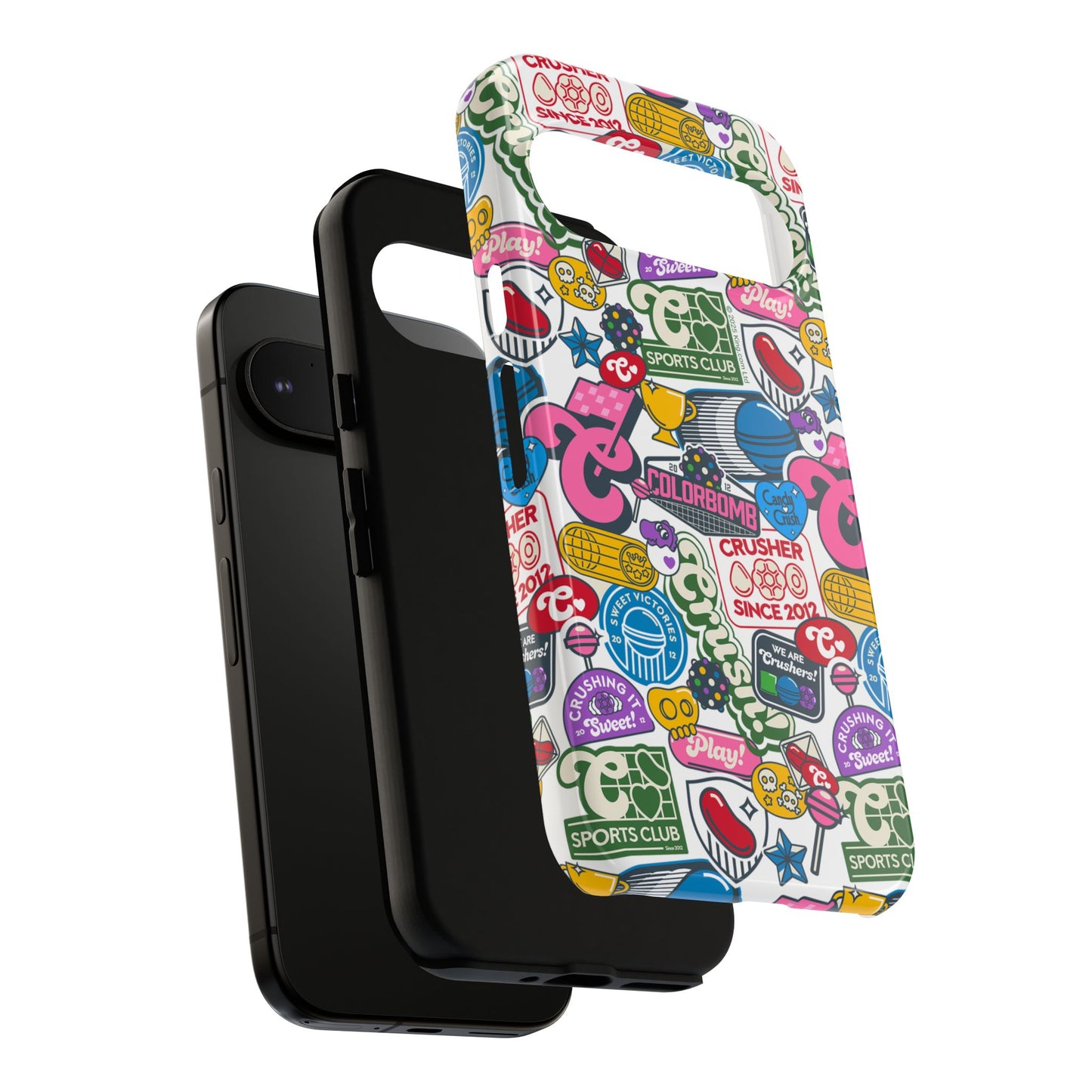 Candy Crush Sports Club Patches Tough Phone Case