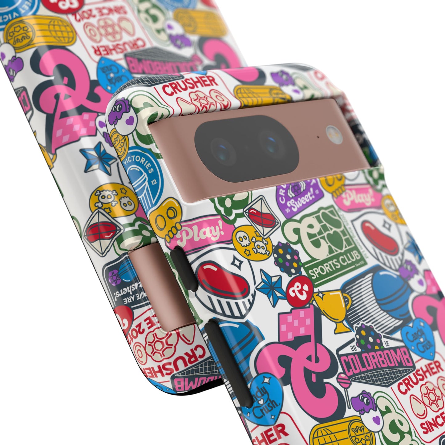 Candy Crush Sports Club Patches Tough Phone Case