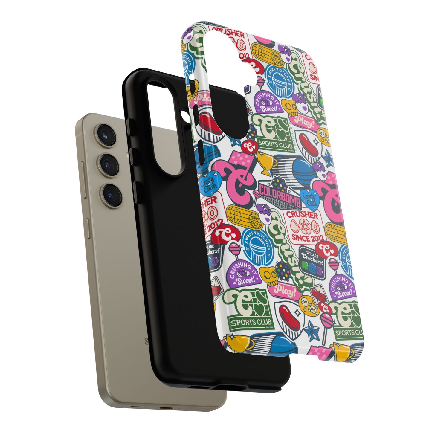 Candy Crush Sports Club Patches Tough Phone Case