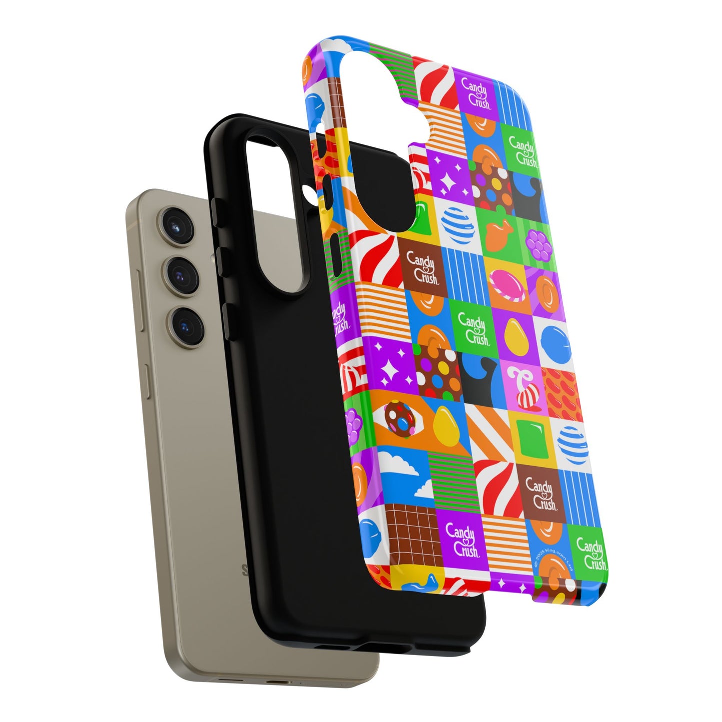 Candy Crush Pop Grid Tough Phone Case
