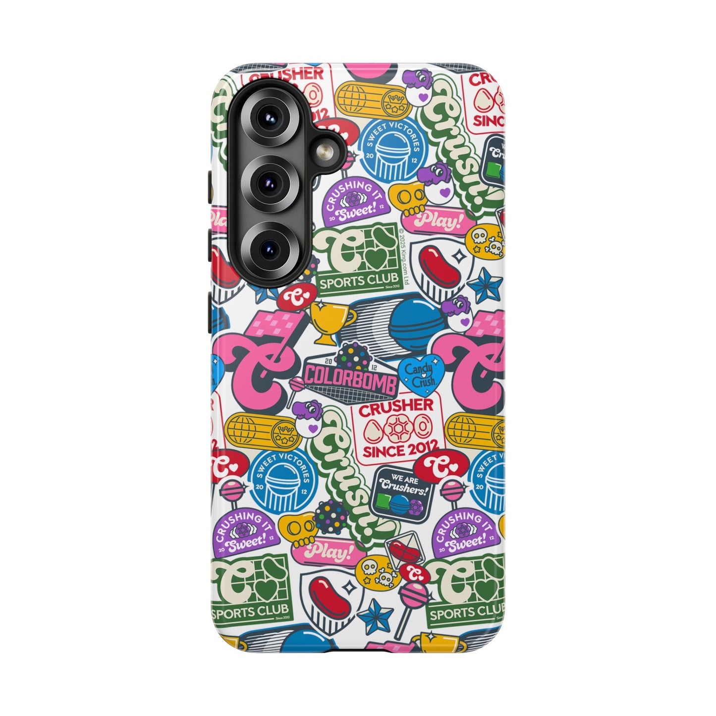 Candy Crush Sports Club Patches Tough Phone Case