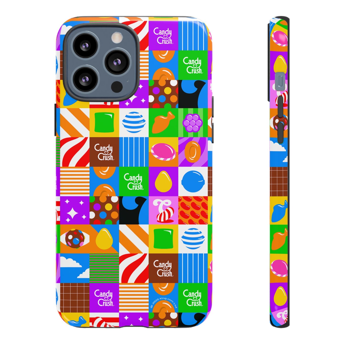 Candy Crush Pop Grid Tough Phone Case