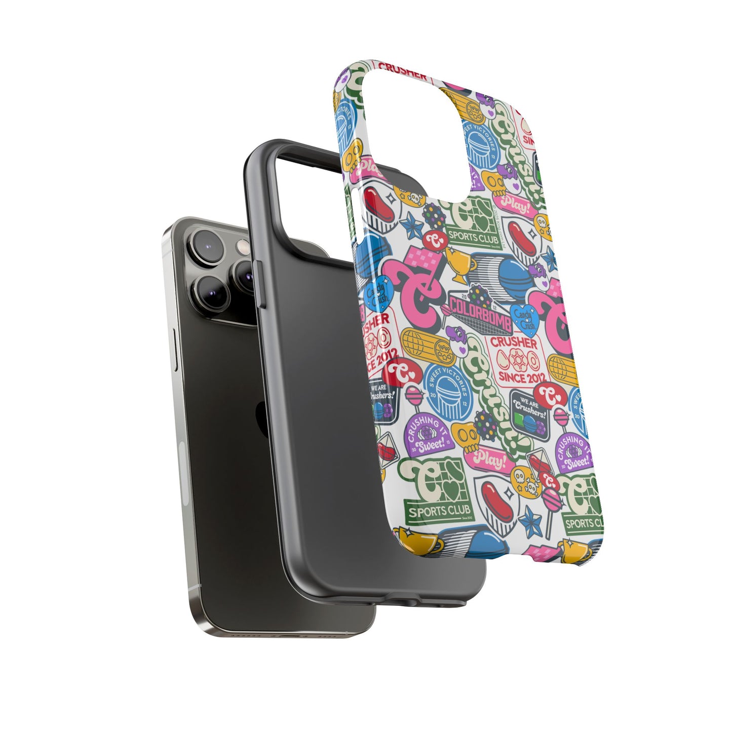 Candy Crush Sports Club Patches Tough Phone Case