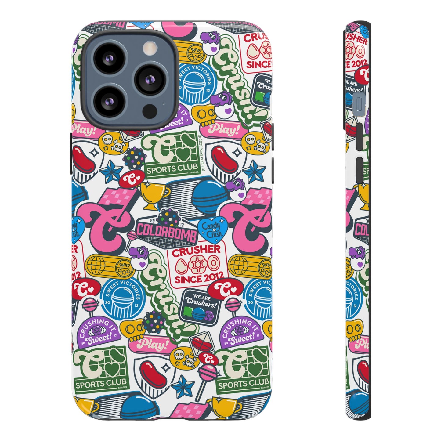 Candy Crush Sports Club Patches Tough Phone Case