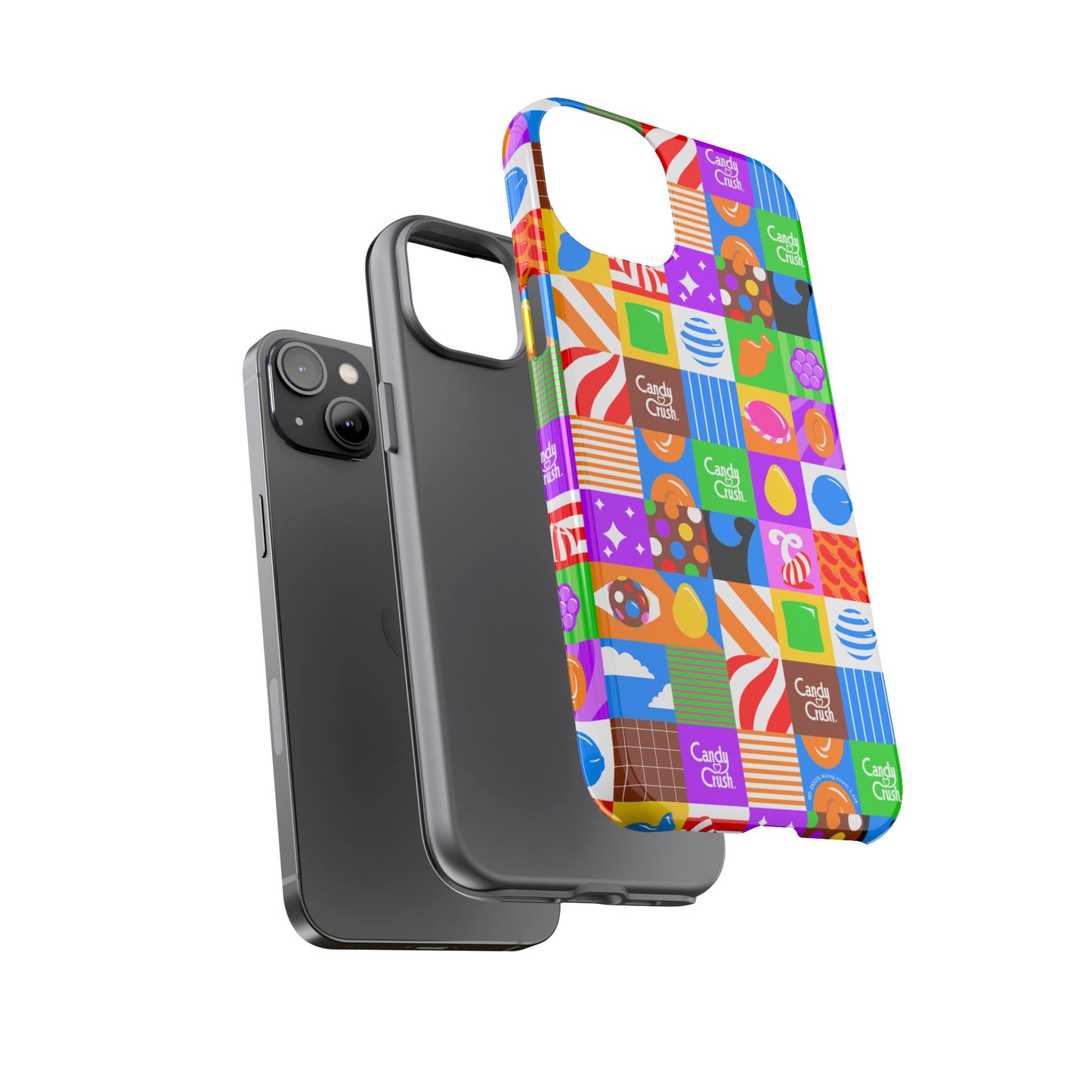 Candy Crush Pop Grid Tough Phone Case