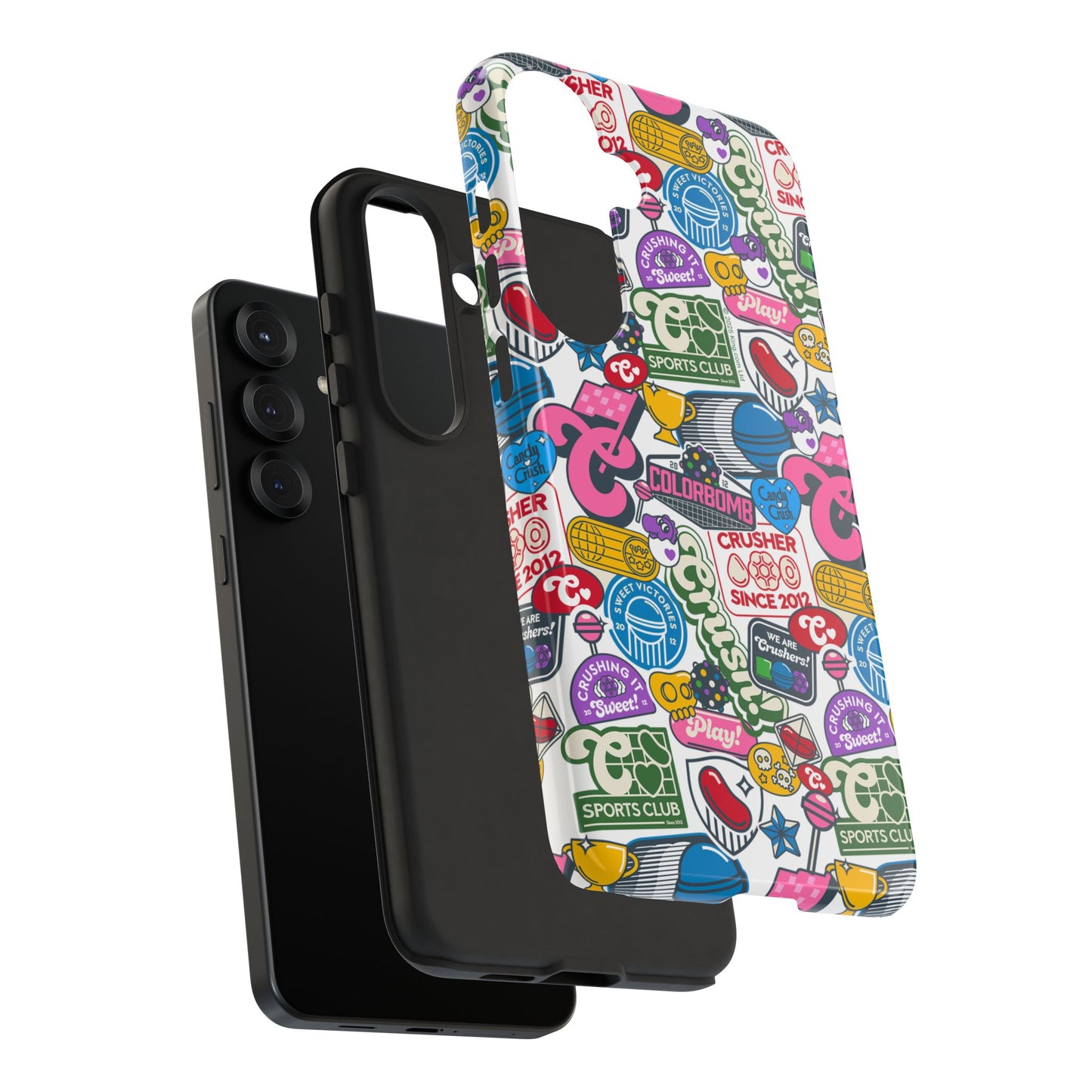 Candy Crush Sports Club Patches Tough Phone Case