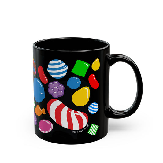 Candy Crush Candies Black Mug