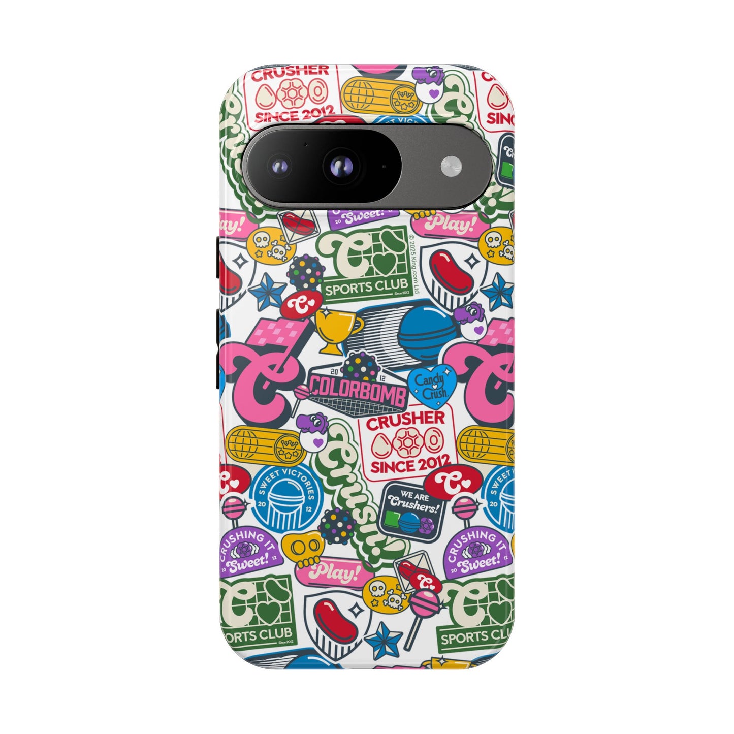 Candy Crush Sports Club Patches Tough Phone Case