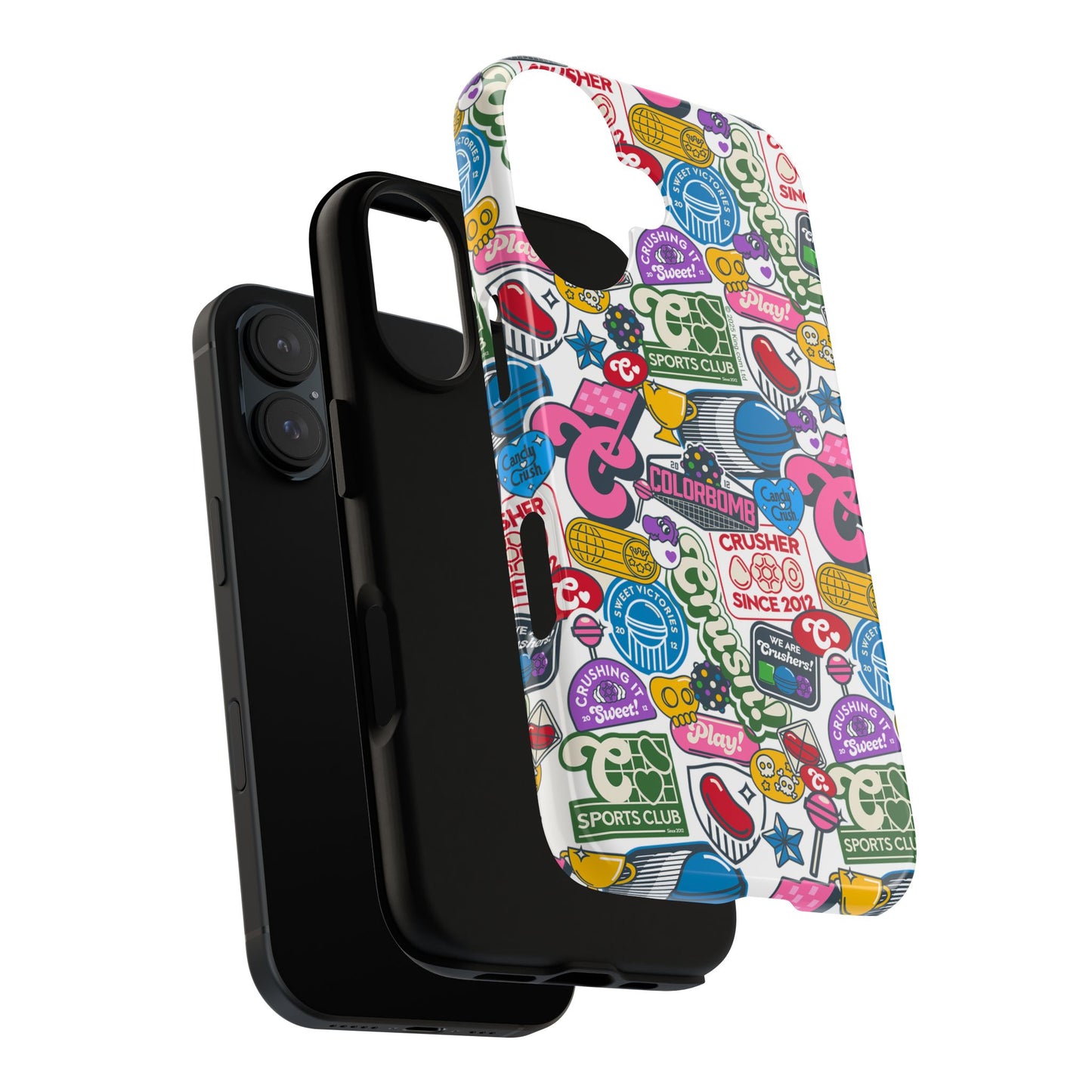 Candy Crush Sports Club Patches Tough Phone Case