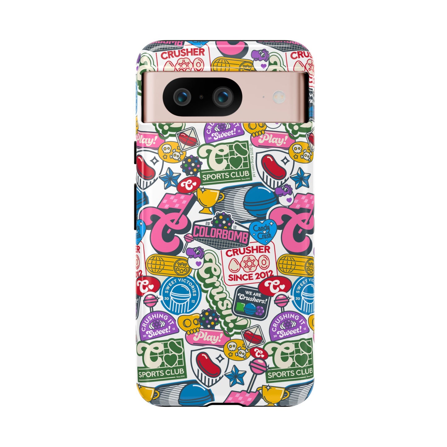 Candy Crush Sports Club Patches Tough Phone Case