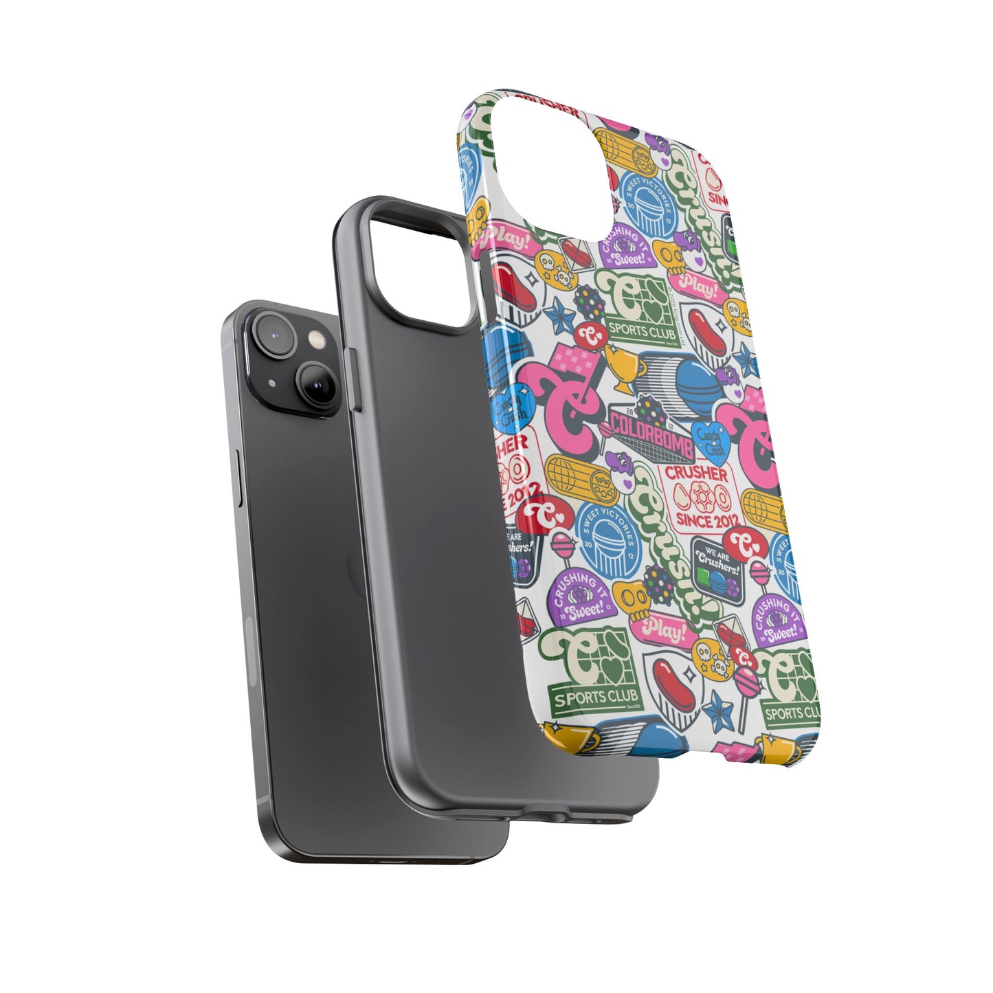 Candy Crush Sports Club Patches Tough Phone Case