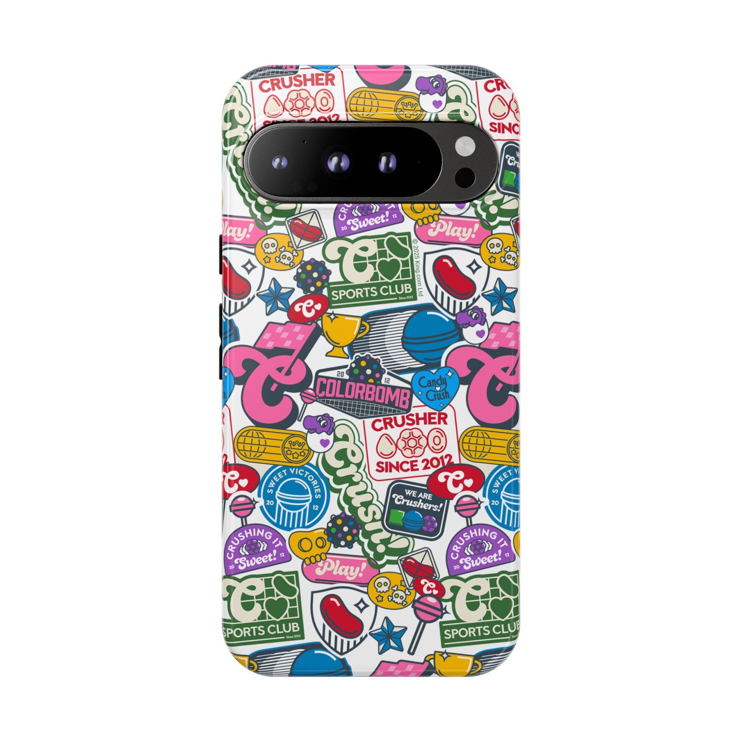 Candy Crush Sports Club Patches Tough Phone Case