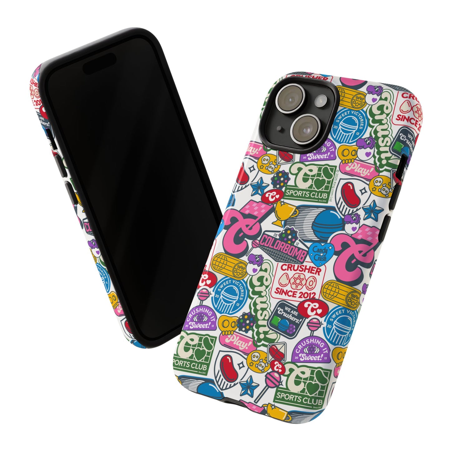 Candy Crush Sports Club Patches Tough Phone Case