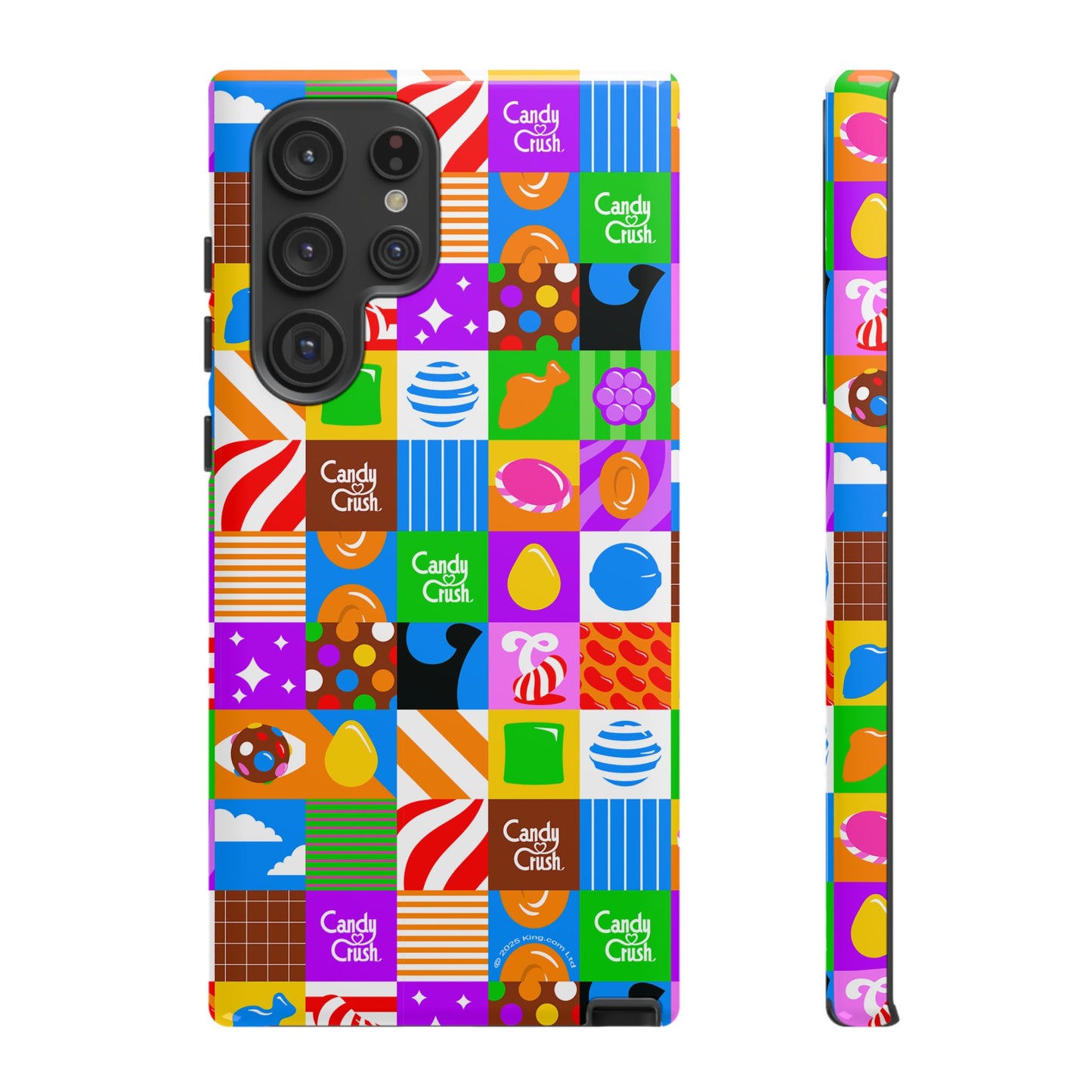 Candy Crush Pop Grid Tough Phone Case