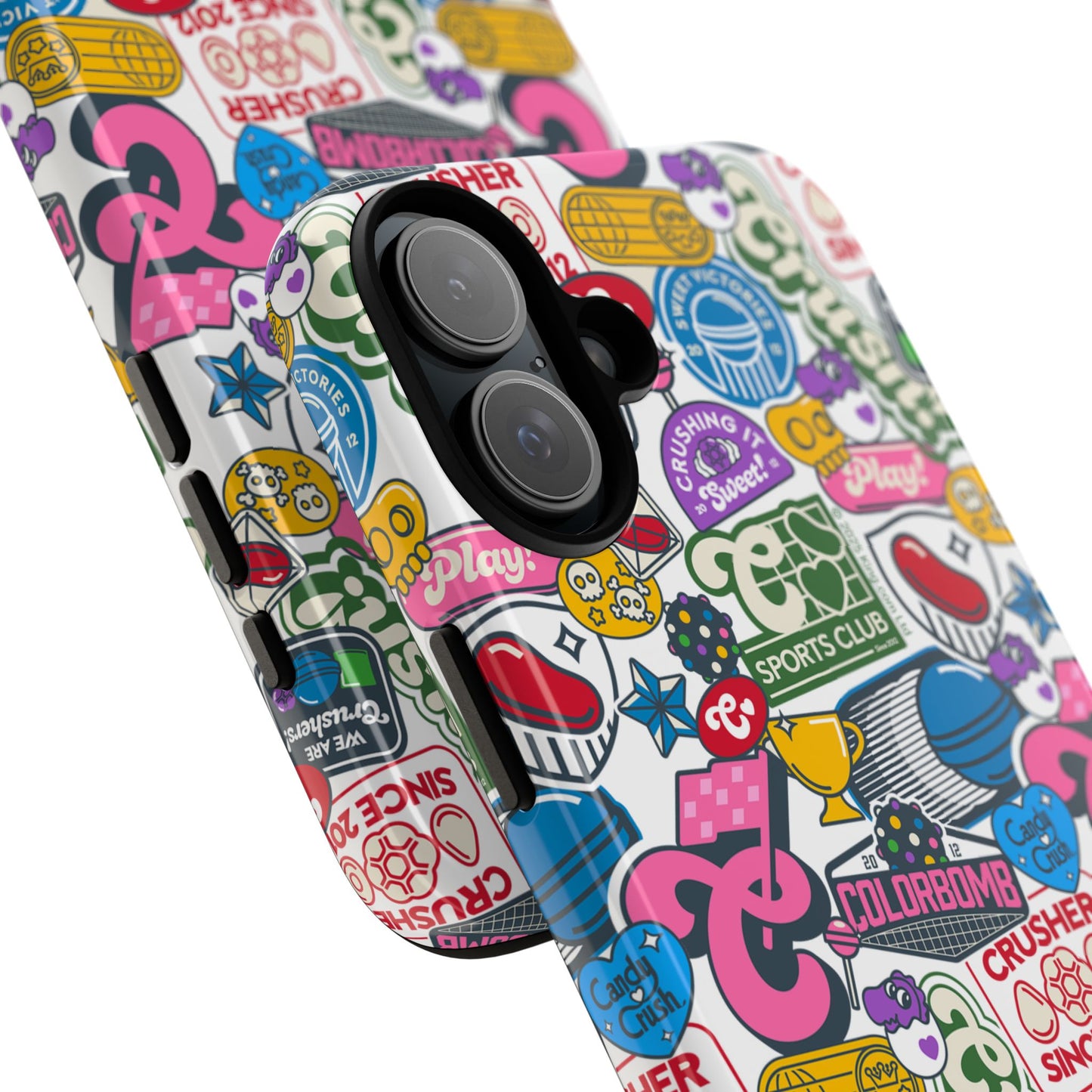 Candy Crush Sports Club Patches Tough Phone Case