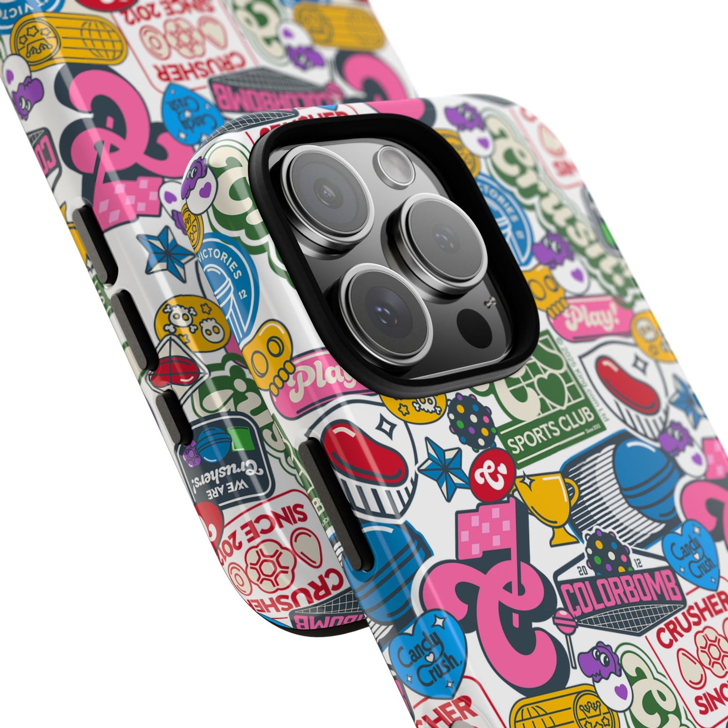 Candy Crush Sports Club Patches Tough Phone Case