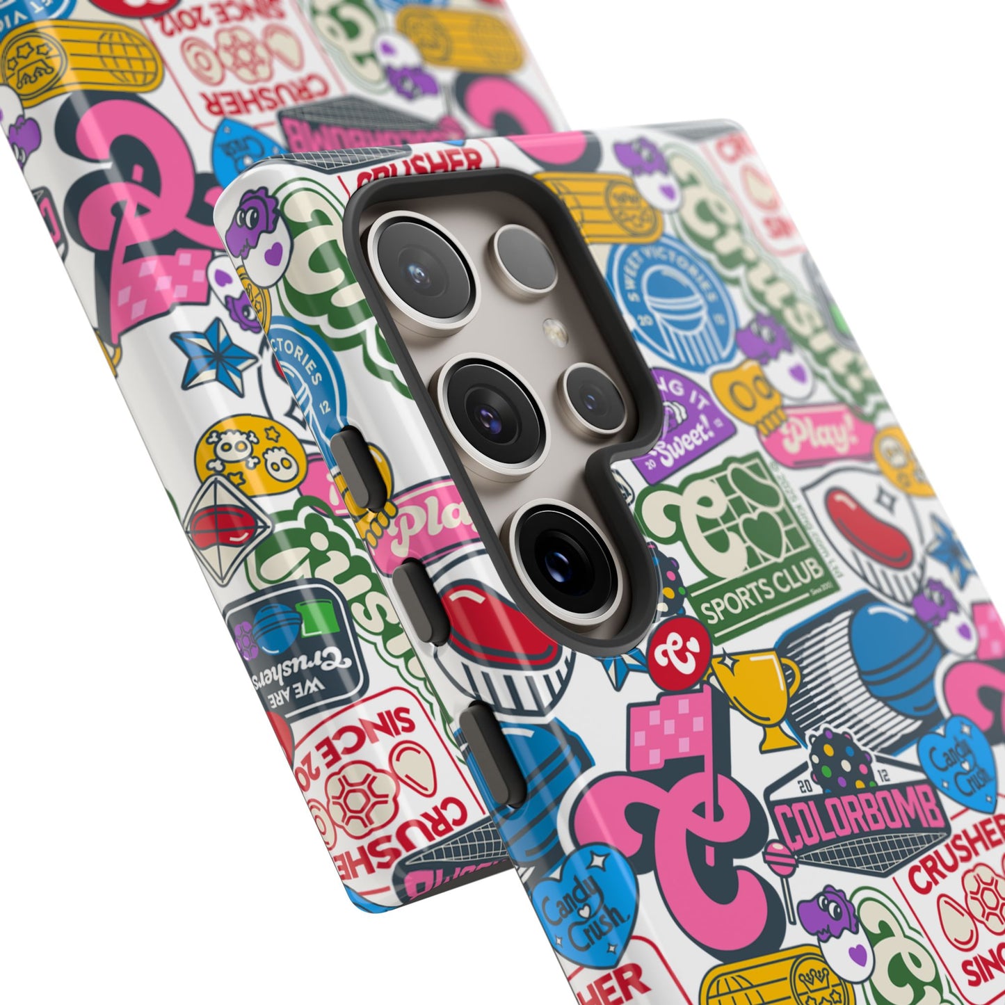 Candy Crush Sports Club Patches Tough Phone Case