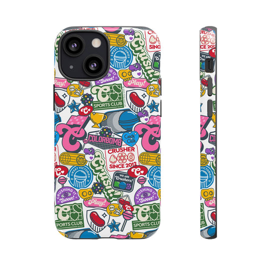 Candy Crush Sports Club Patches Tough Phone Case
