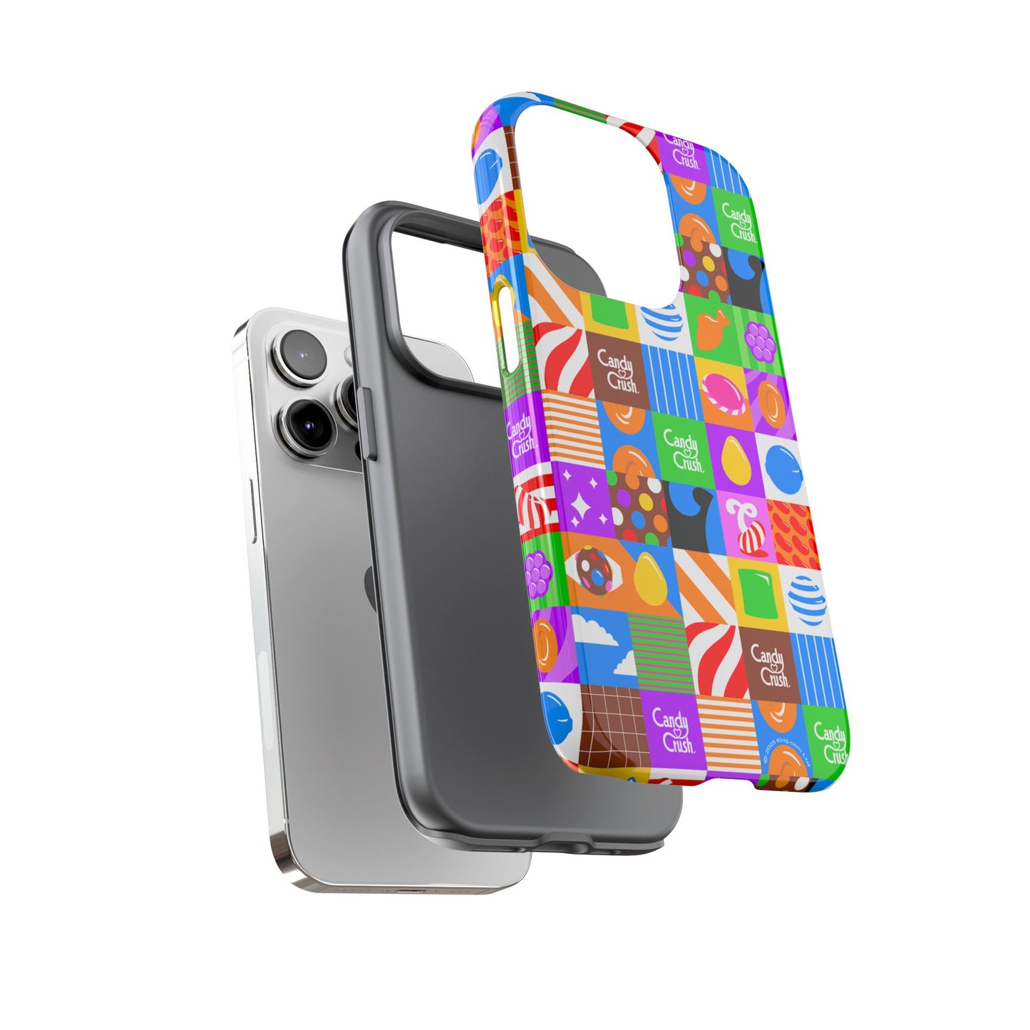 Candy Crush Pop Grid Tough Phone Case