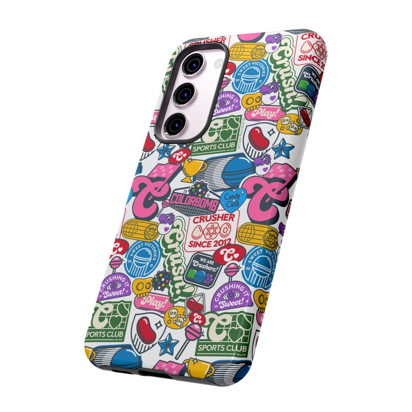 Candy Crush Sports Club Patches Tough Phone Case