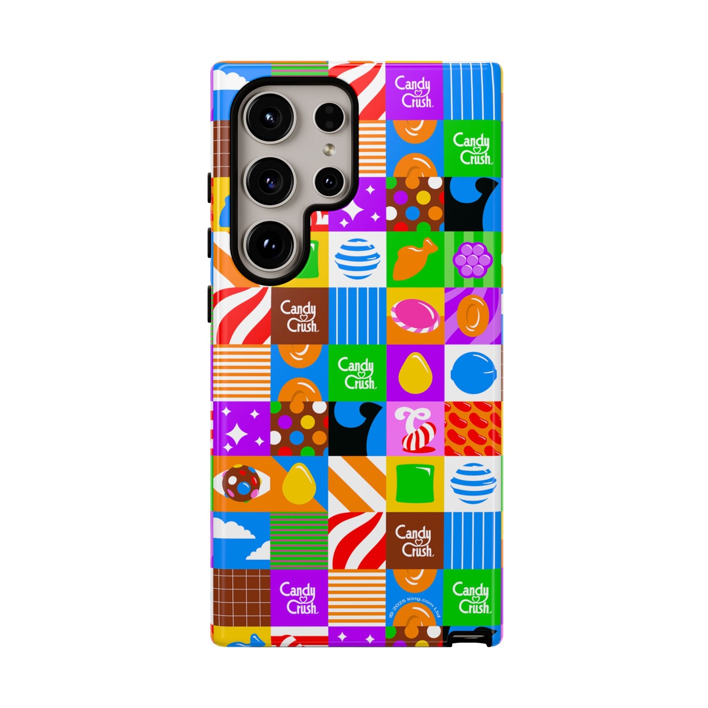 Candy Crush Pop Grid Tough Phone Case